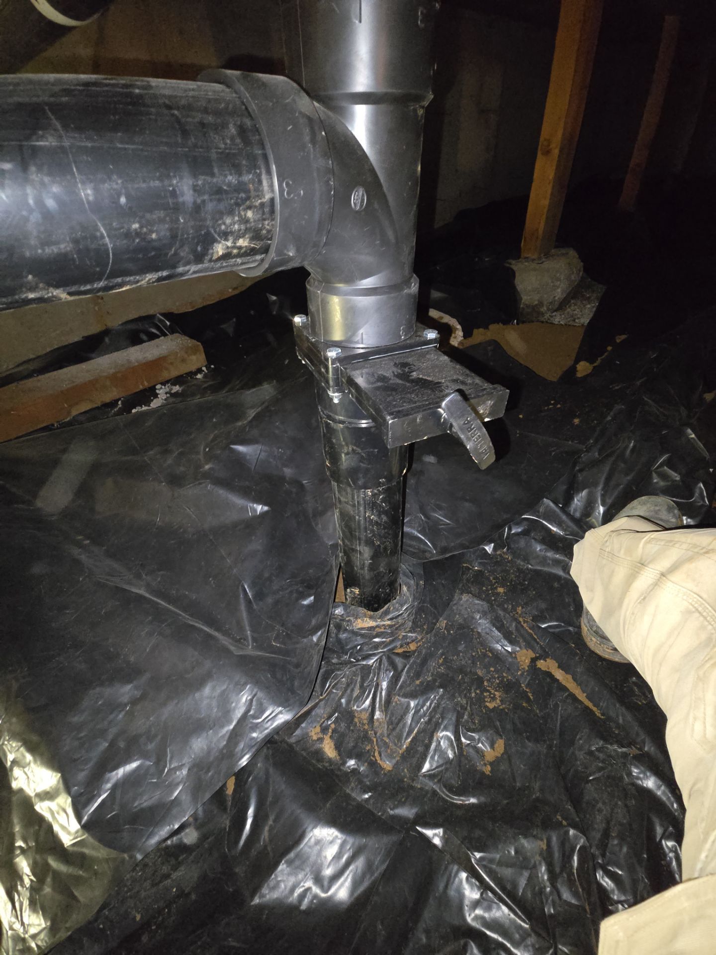 Sub Slab SafeAir™ System with RadonWell™ by JustRadon.Com