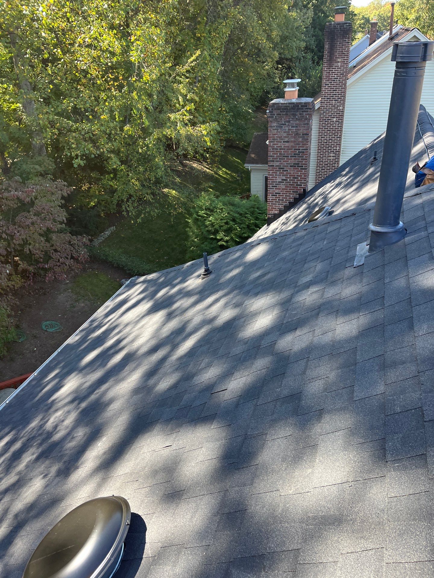 Burke: Residential Roof Replacement with CertainTeed Landmark Pro Designer Shingles in Max Def Charcoal Black by RM Banning, Inc.
