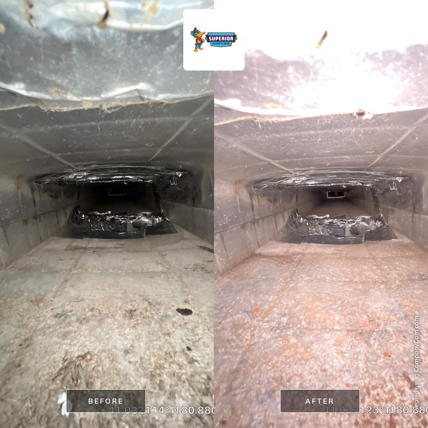 Air Duct Cleaning With a Vacuum Truck in North Jackson, OH by Superior Air Duct Cleaning
