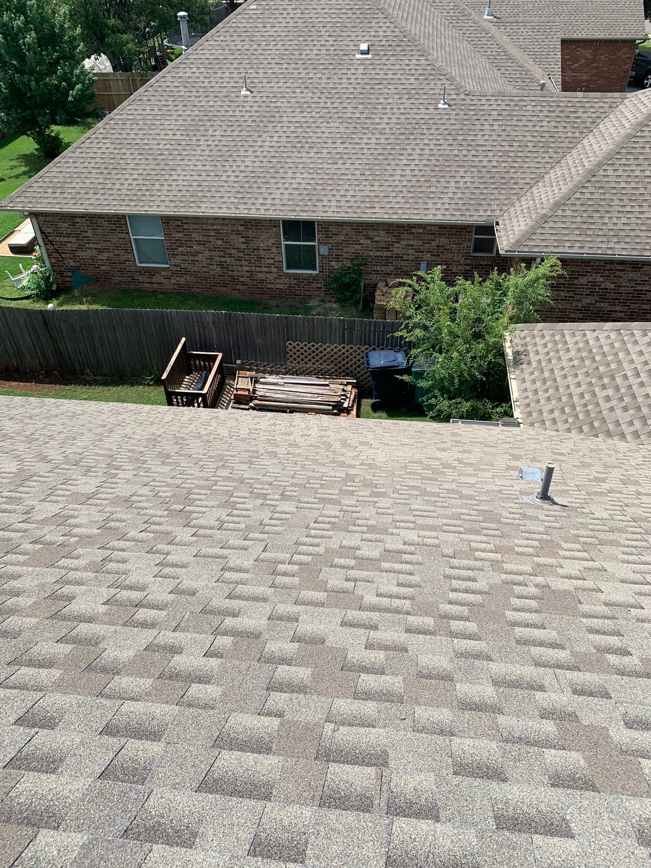 Reroof using GAF HDZ in Charcoal by Castillo Roofing