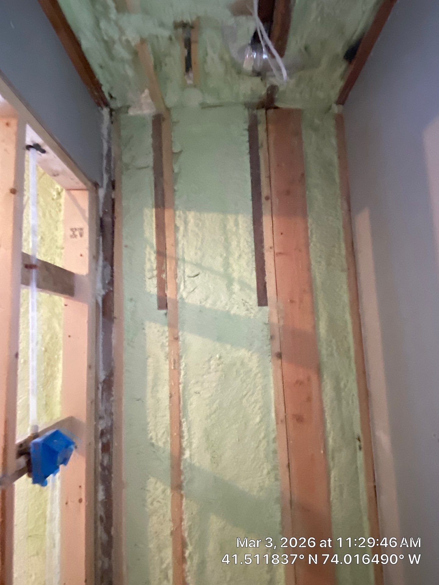 Attic Insulation using open cell spray foam by NYS Foam & Energy