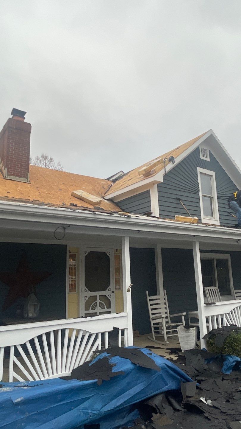 Residential Roofing Installation using GAF Timberline HDZ Williamsburg Slate  by Nitro Roofing and Construction