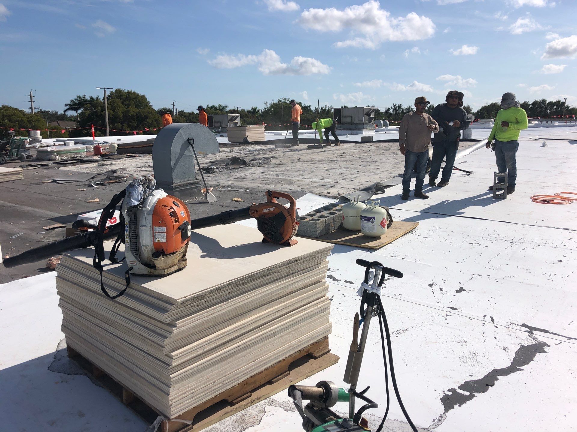 Commercial Re-Roof using GAF TPO by First Due Roofing