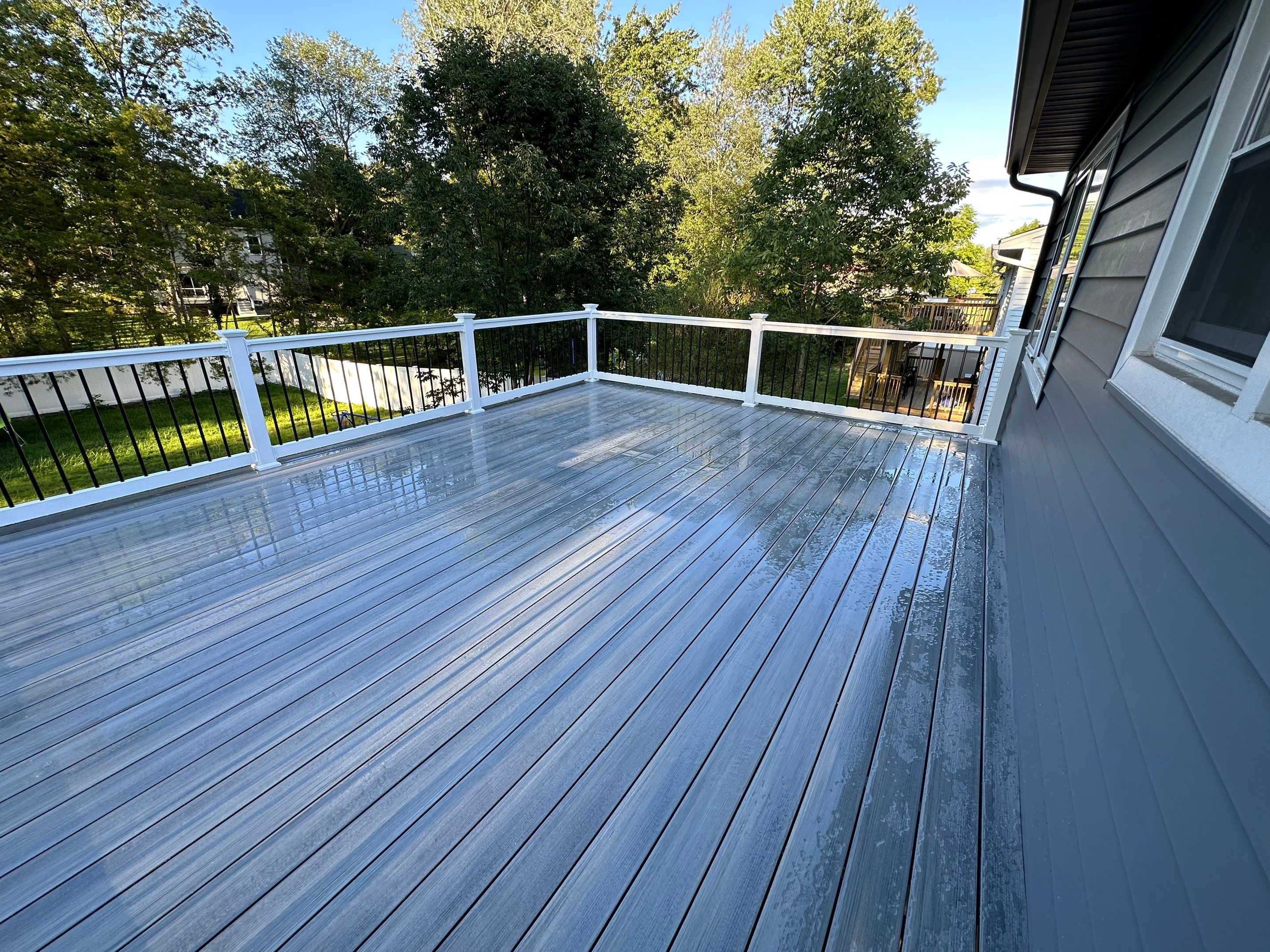 New deck in Westwood NJ by deck guardian