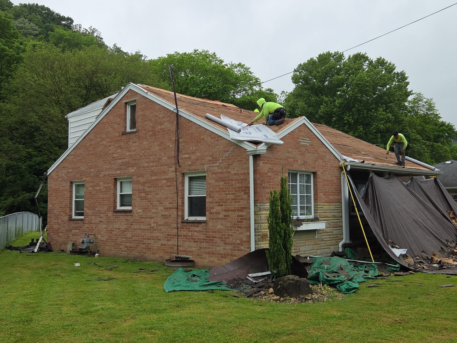 Residential Roofing Installation using Metal by Mr. Roofer