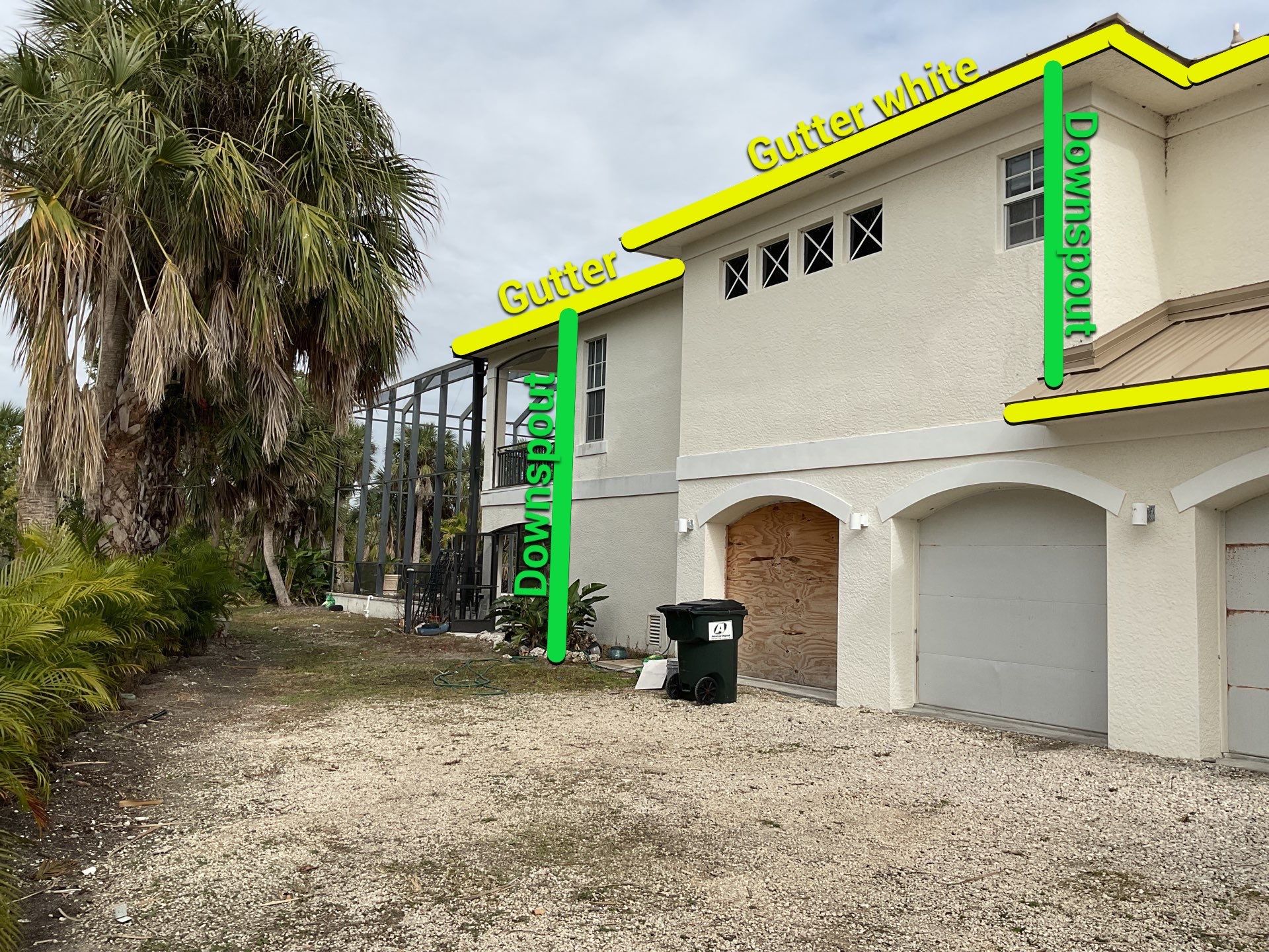 Commercial Gutters for Resorts in Sanibel FL by Gutter Professors