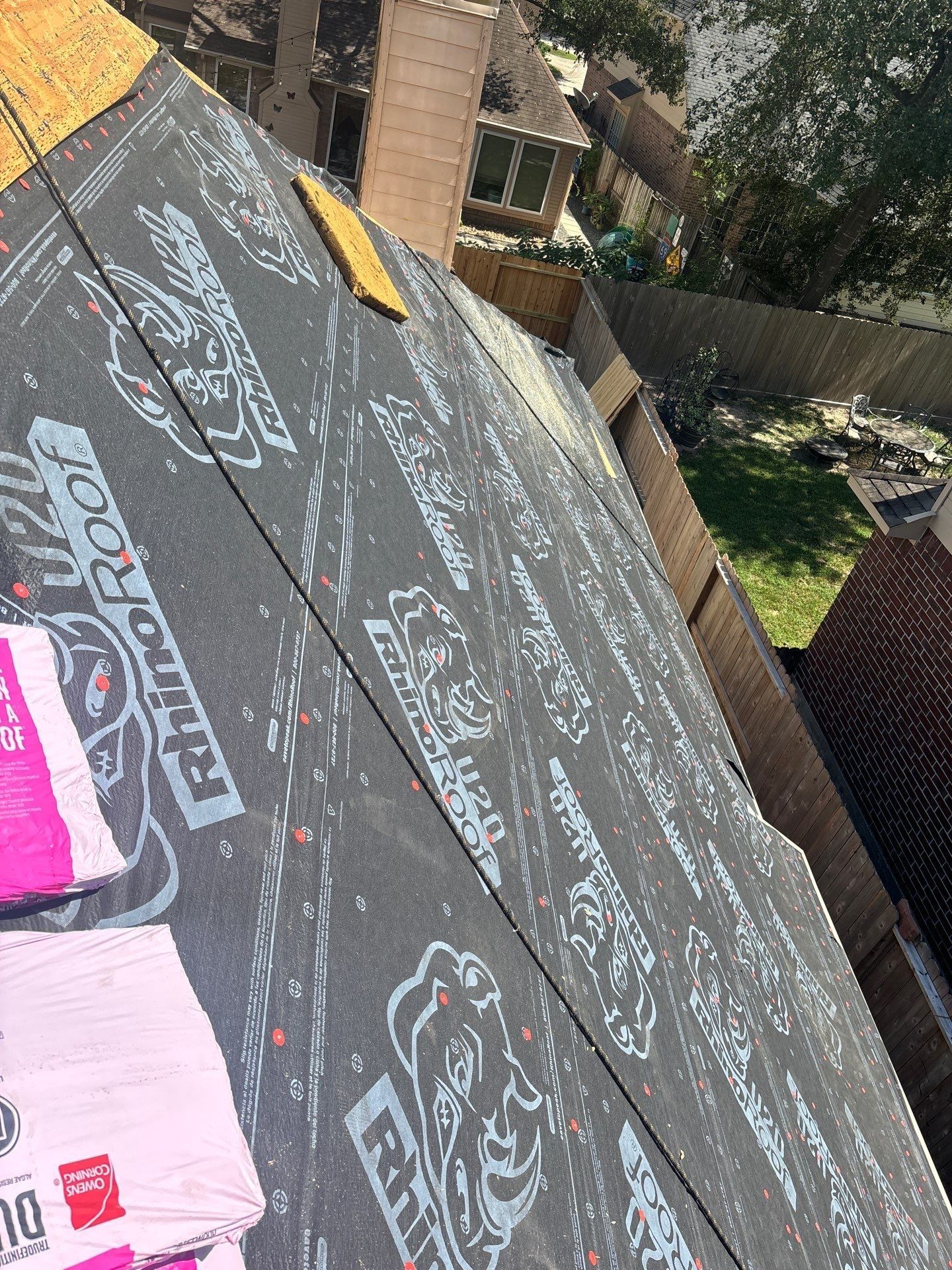 Residential Roofing Installation using Owen's Corning Duration (Lifetime) Shingles by Roof Repair Company