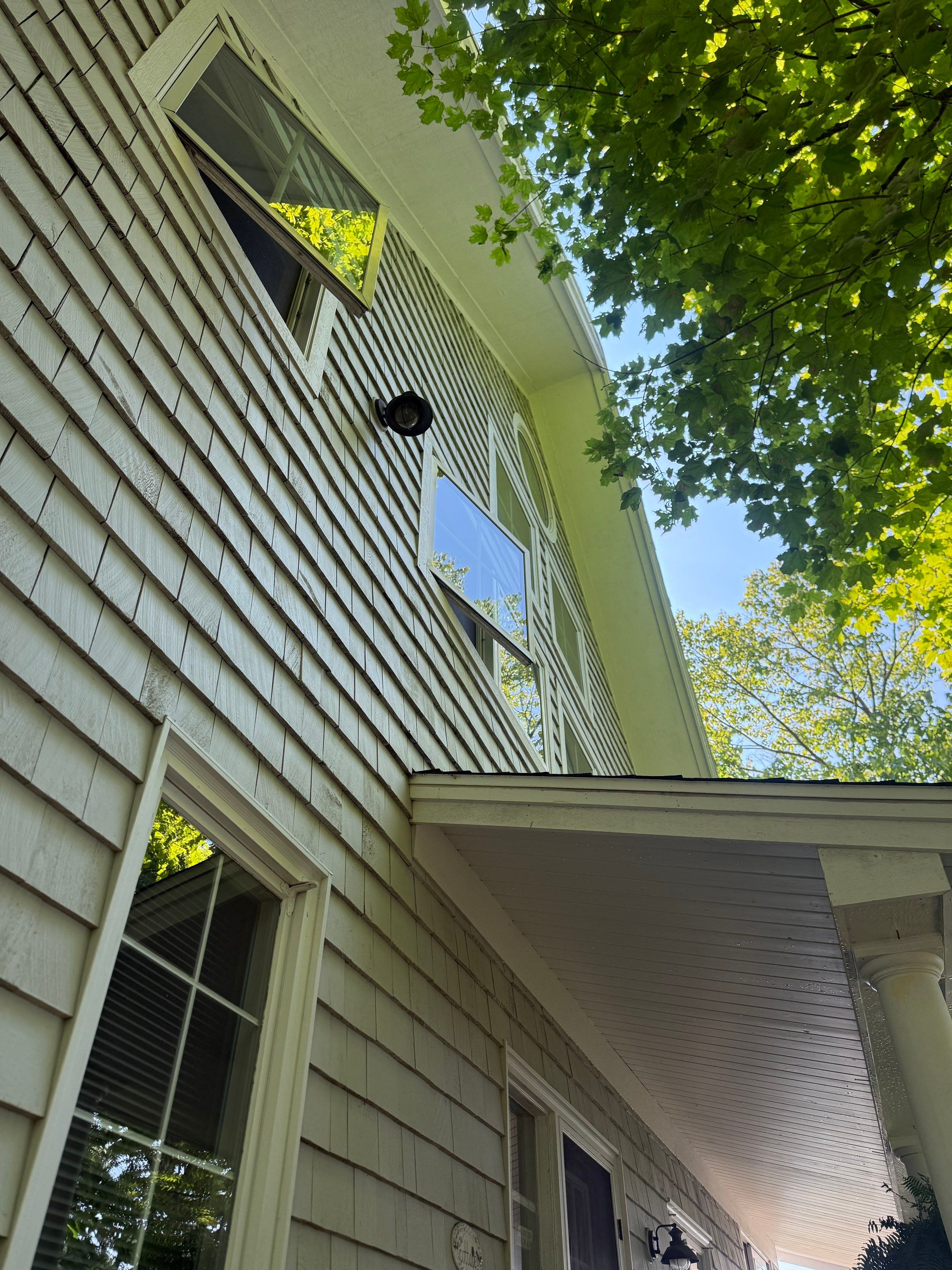 Lakefront Deck Pressure Washing, Exterior Wood Staining, and Painting in West Olive MI by Gordon Painting