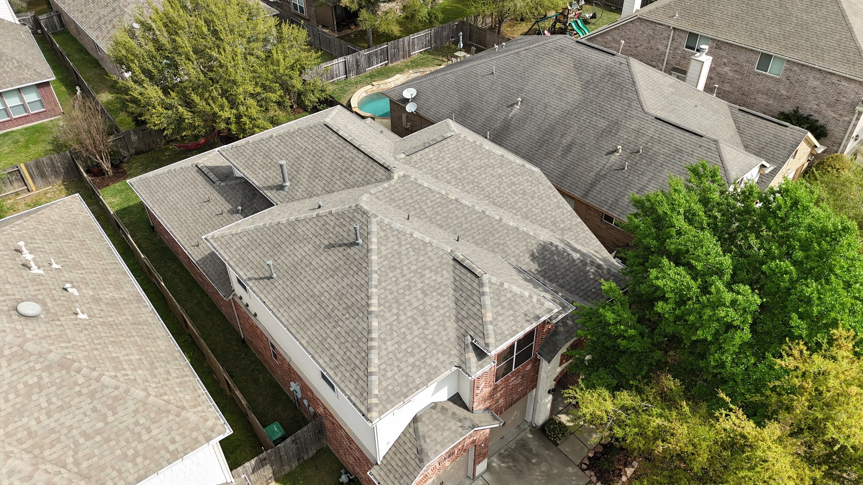 Residential Roofing Installation using IKO Dynasty in Katy by Core Four Roofing