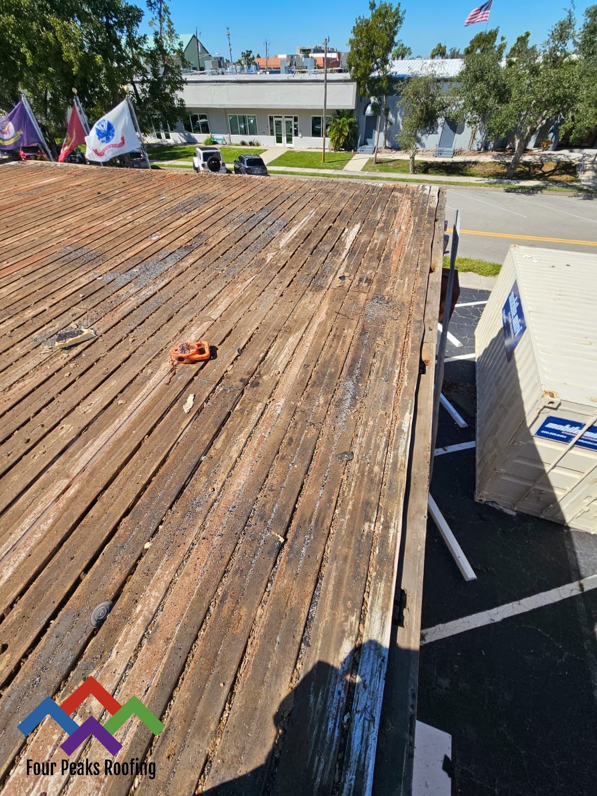 Commercial Roofing Installation using BUR by Four Peaks Roofing