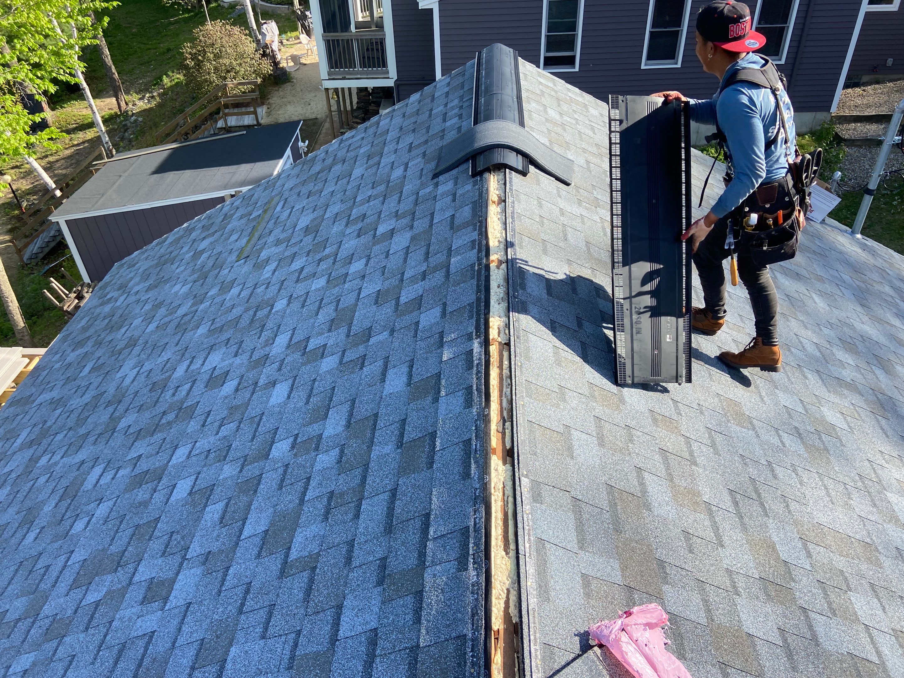 Residential Roofing Installation using Owens Corning TruDefinition by Sensible Home Solutions