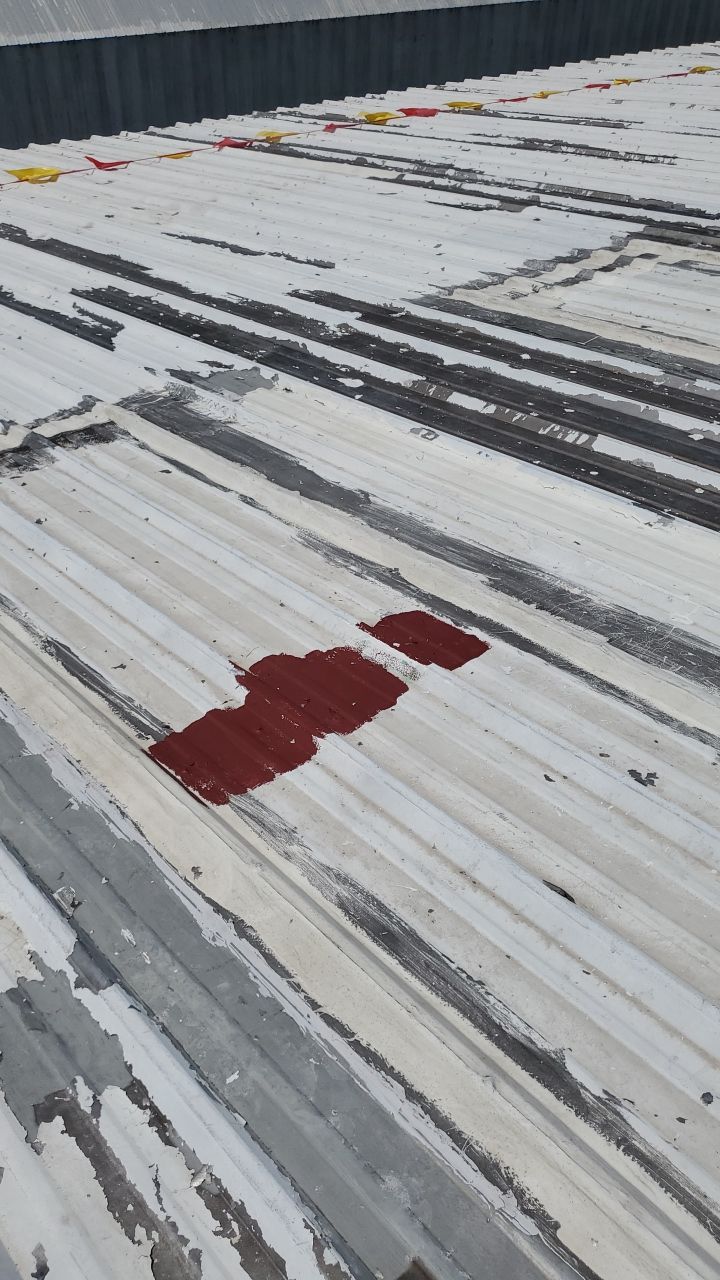 Commercial Roofing Installation using GAF 10 Year Acrylic System by Lighthouse Roofing