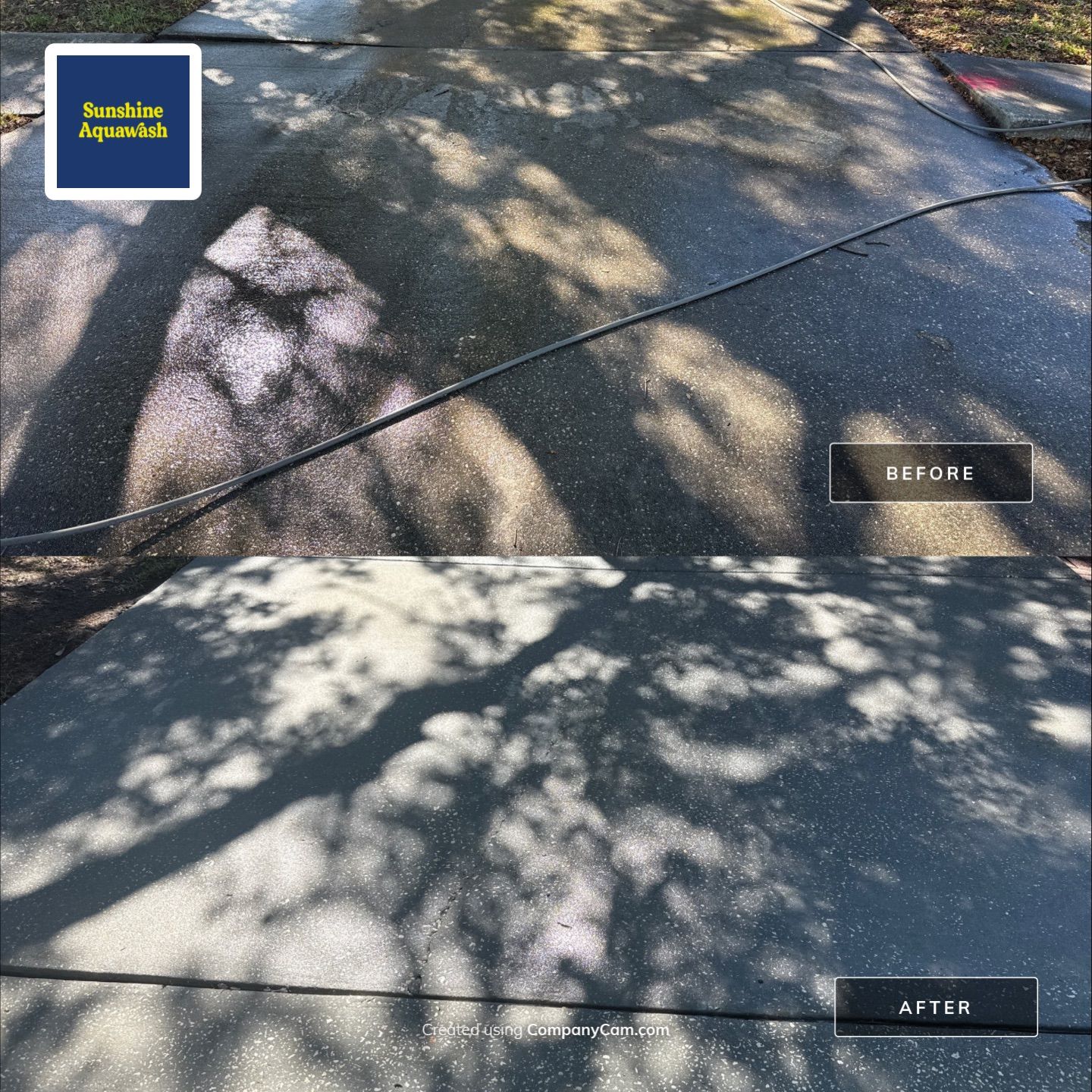 Concrete Driveway & Sidewalk Cleaning ā Peppermill IV at Providence Lakes, Brandon, FL by Sunshine AquaWash