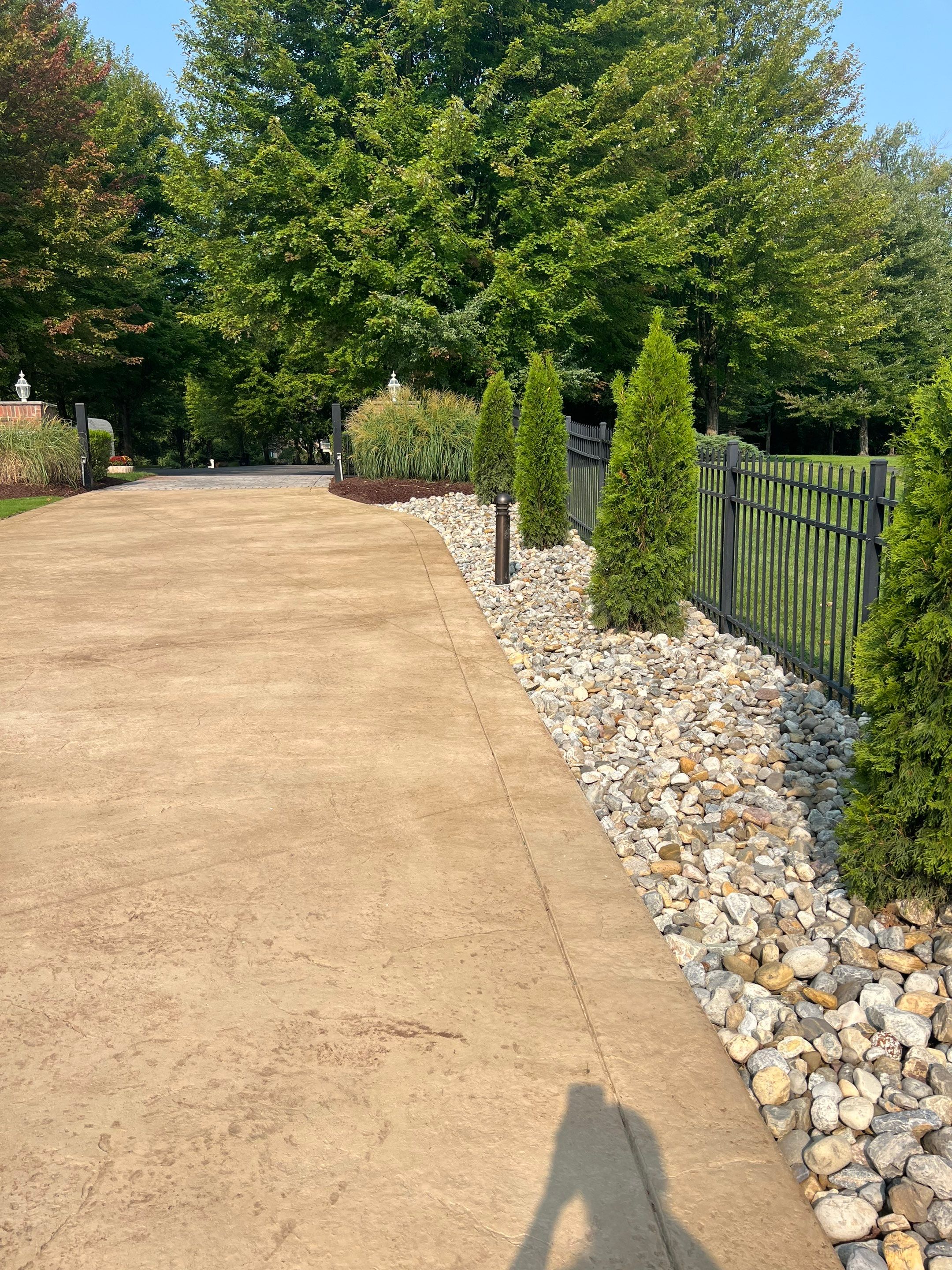 Stunning Driveway Remodel - Mendham, NJ by Architectural Concrete Design