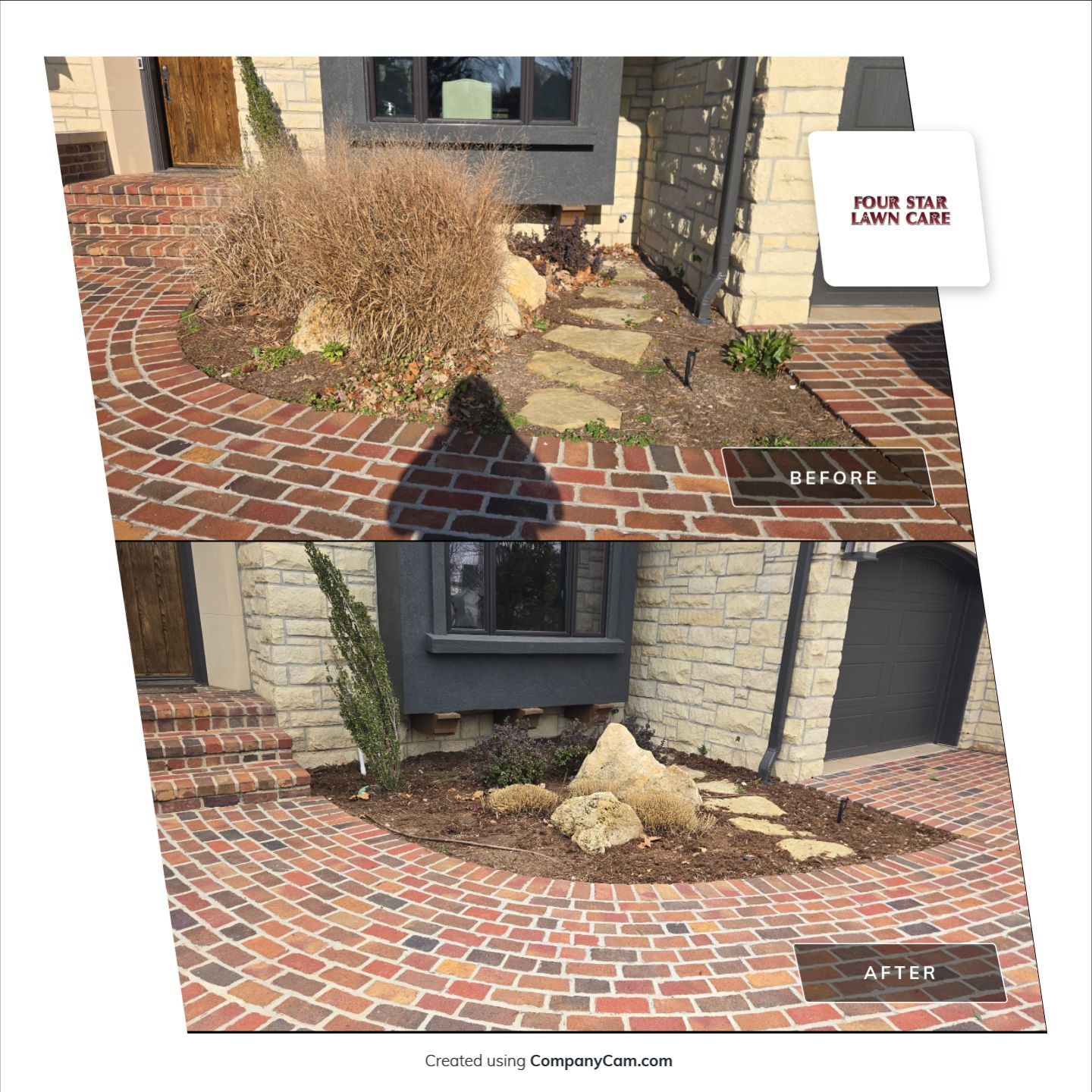 Project in Wichita by Four Star Lawn Care