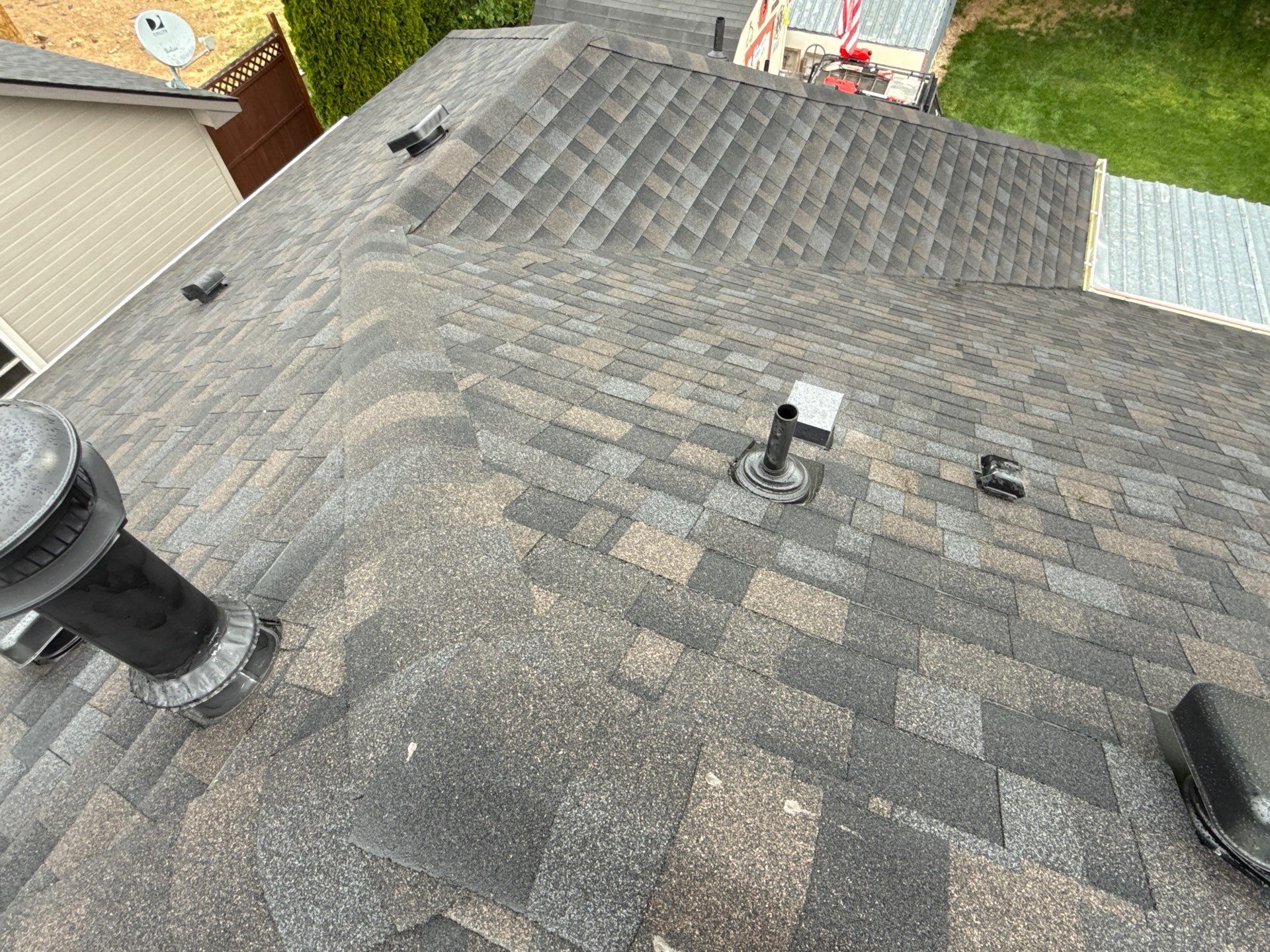 Architectural Shingle Roof Replacement and New Ventilation in Boise by Olive Roofing