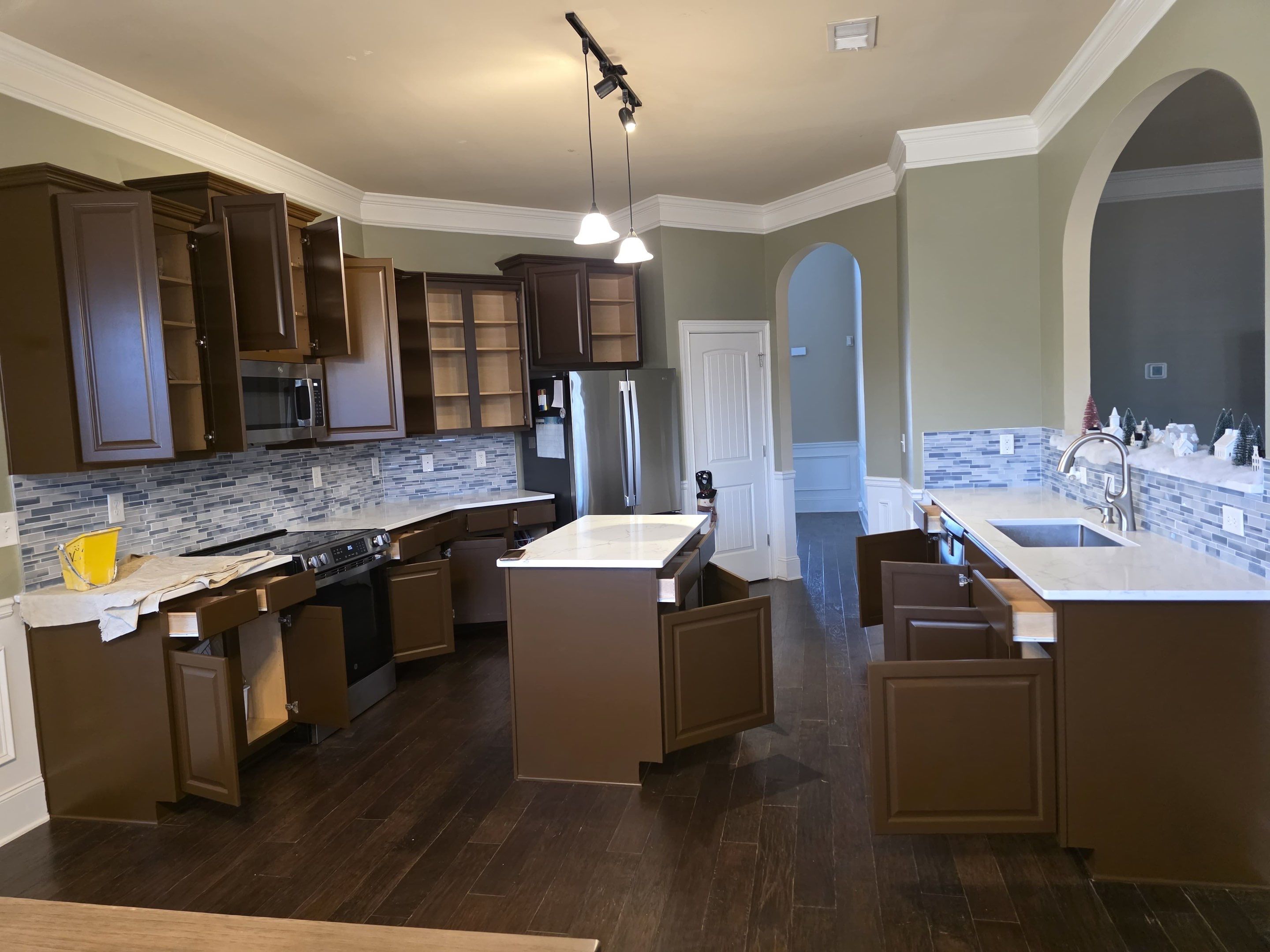 Kitchen Cabinets Repaint by Fresh Coat Painters of Augusta