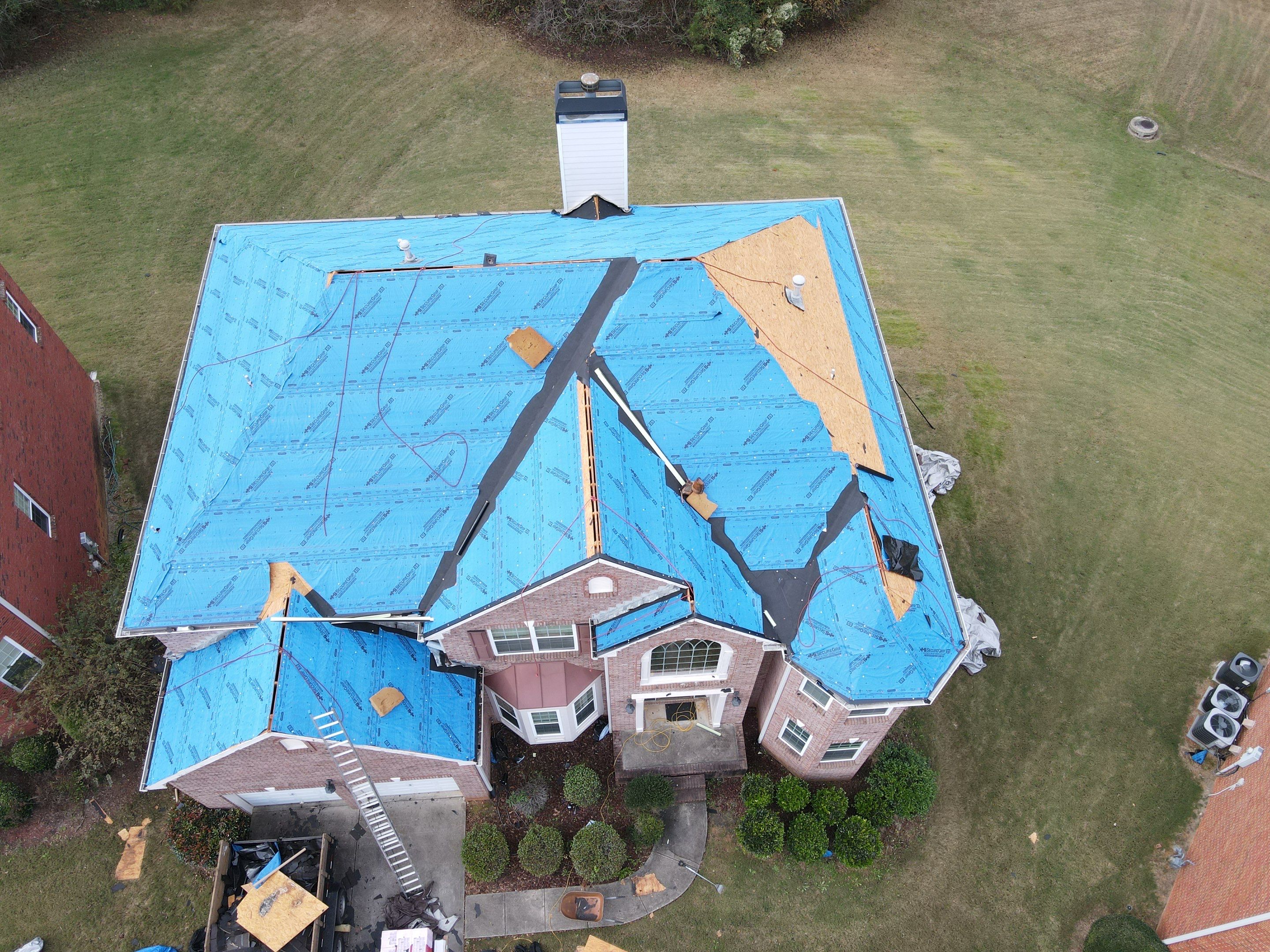 Residential Roofing Installation using Owens Corning by Inspector Roofing and Restoration