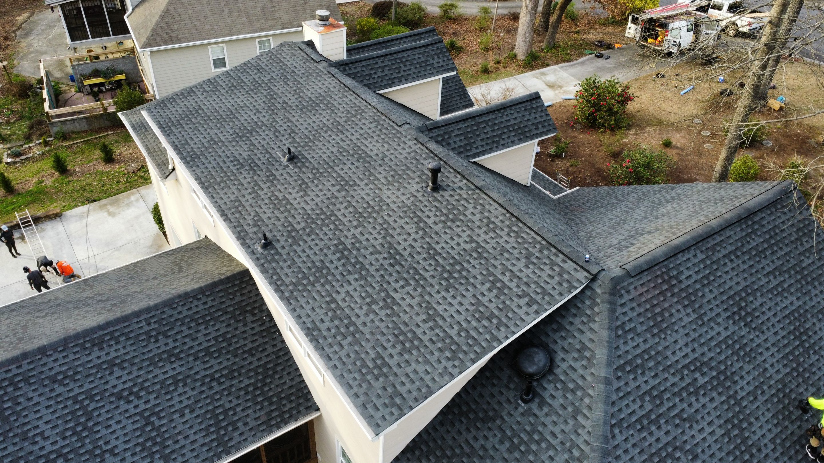 Powder Springs, GA Roof Replacement, GAF Timberline HDZ Charcoal by Reset Roofing