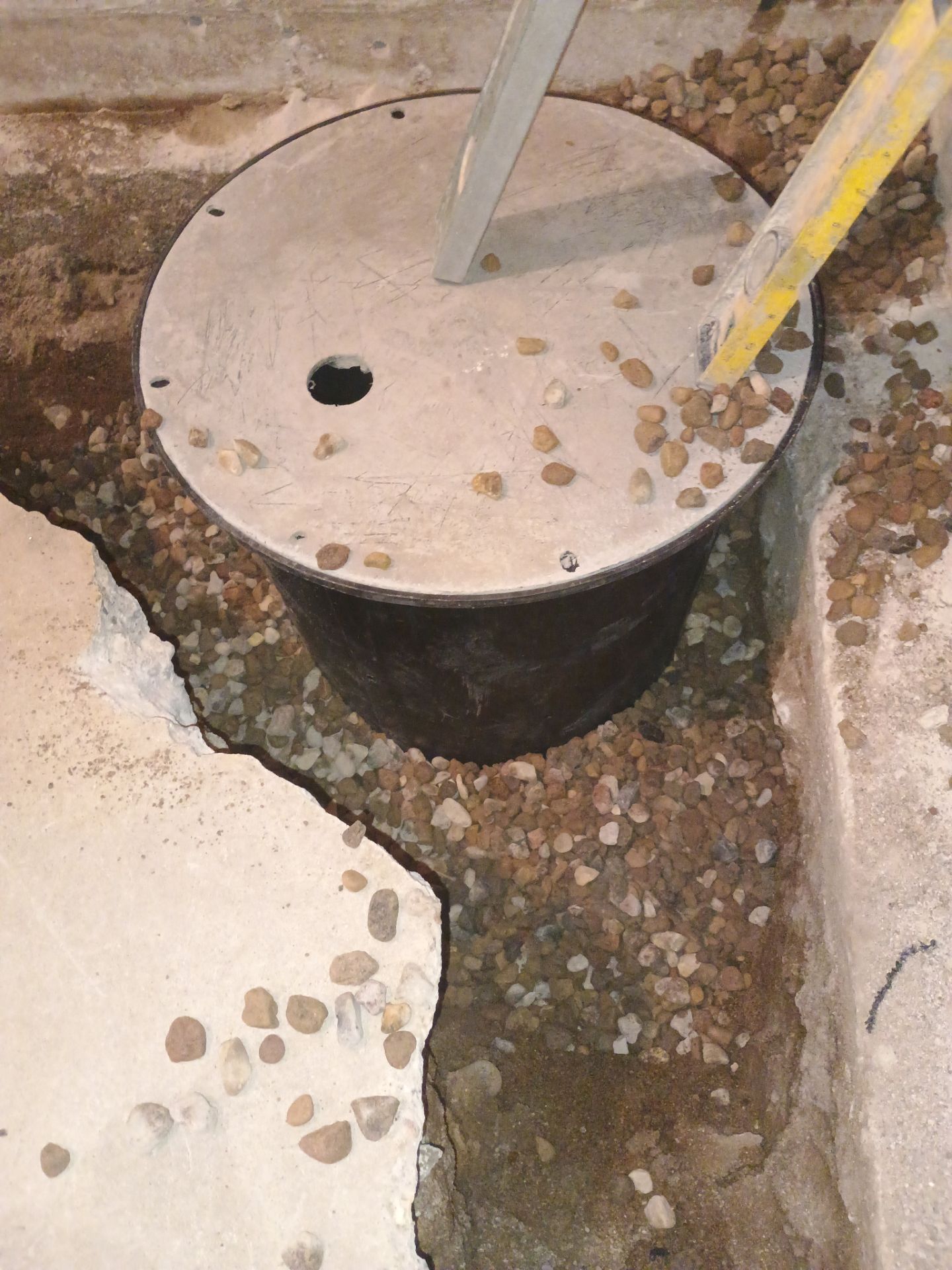 Interior Drain Tile & Buried Discharge in South Minneapolis by Waterproofing Northeast