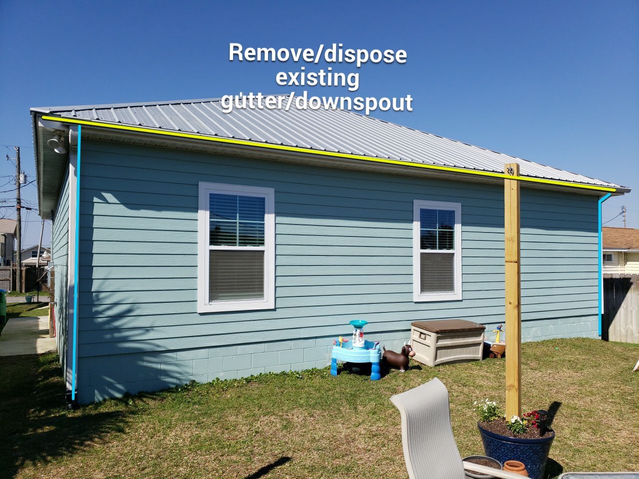 K-Style Seamless Gutter Installation using 6 Inch Seamless Aluminum Gutters by Gutter Professors