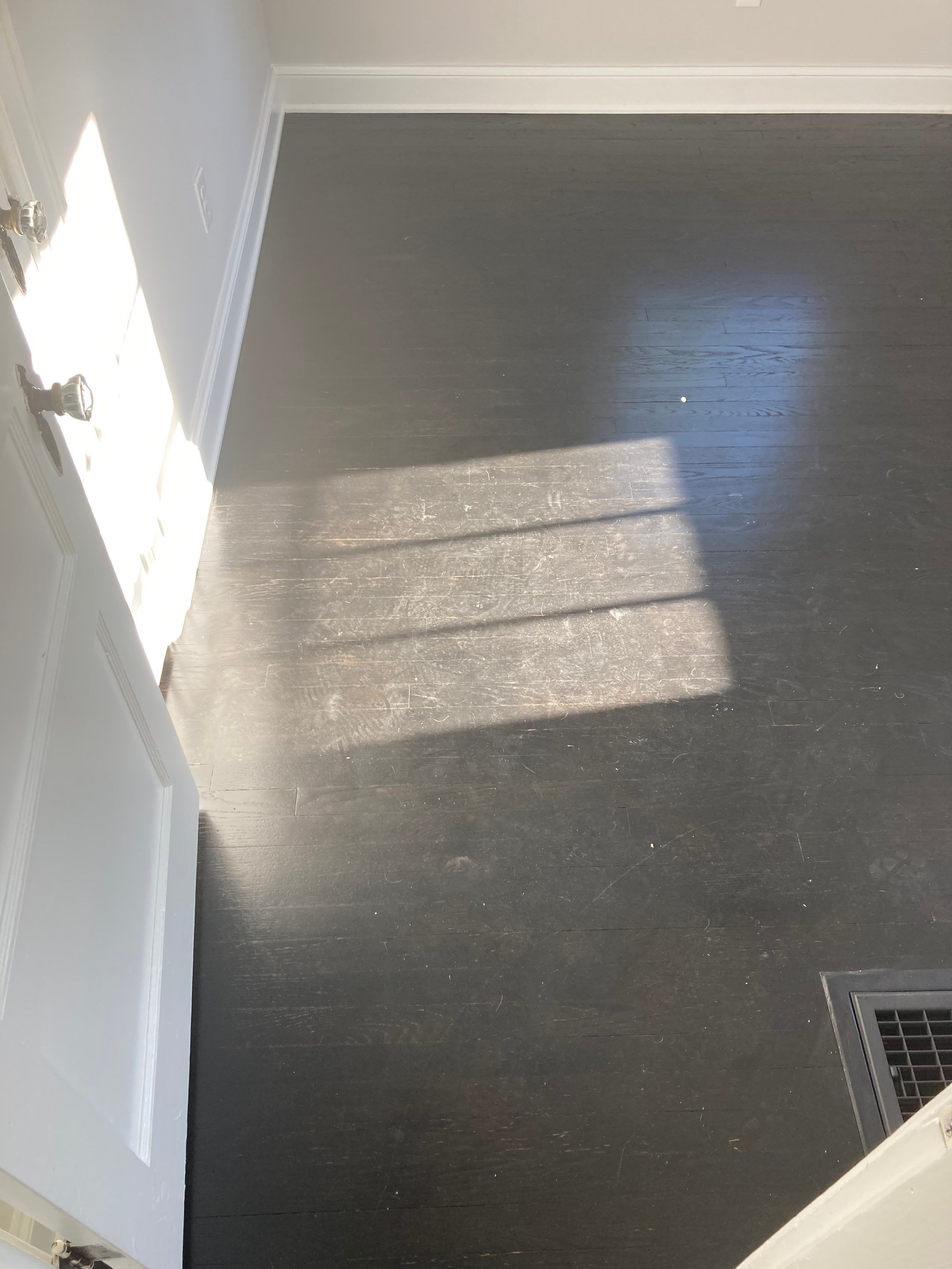 Hardwood floor refinish/restore by Footprints Floors of Nashville