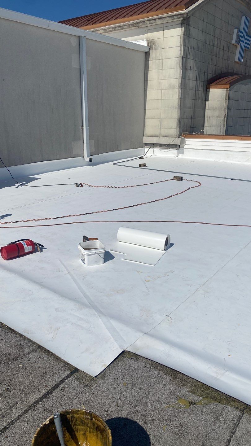 TPO Project in McAlester by Decor Roofing & Restoration
