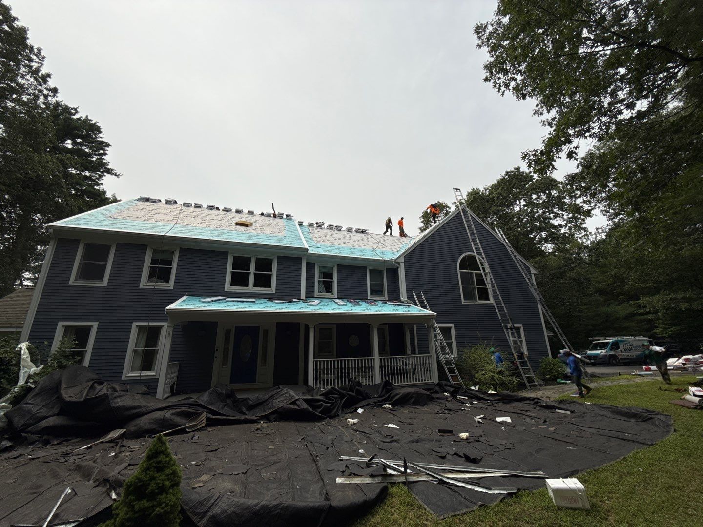 Solar-Ready Roof Replacement with GAF Pewter Gray Shingles & VELUX Skylights by Sensible Home Solutions