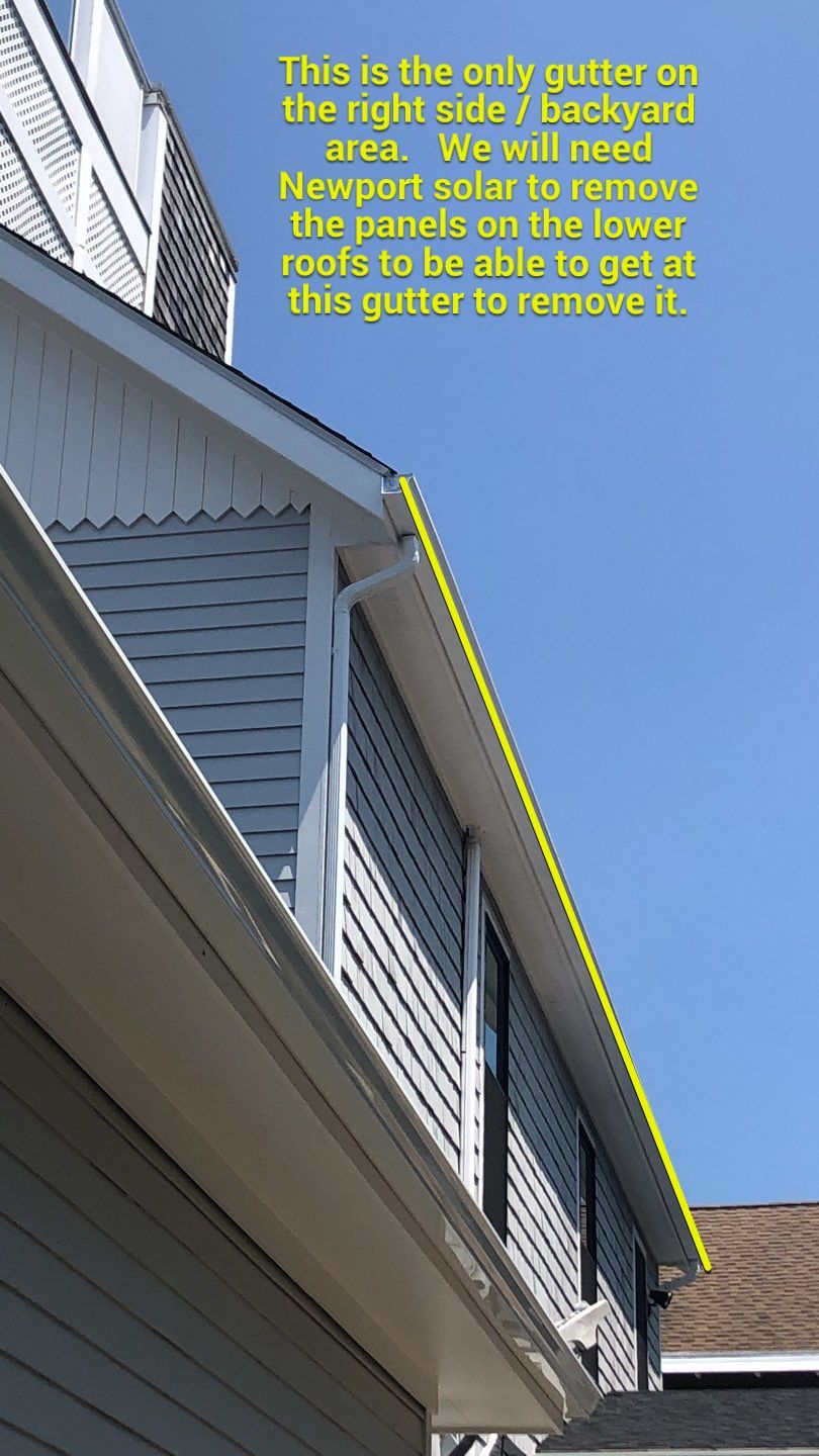 Newport, RI Gutter Installation using 5" K-Style Aluminum Gutter by Gutter Pro Enterprises