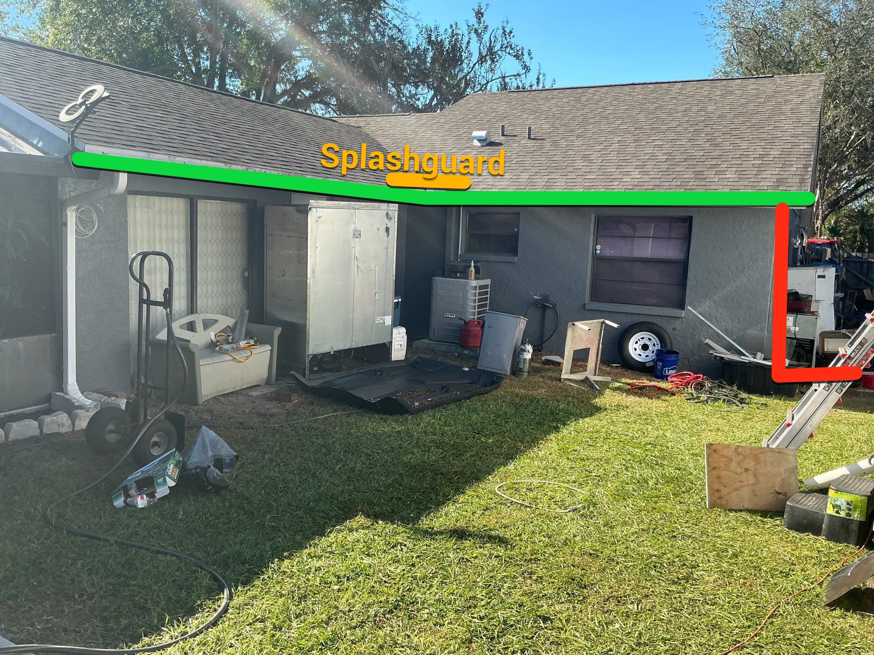 Gutter Flashing Repair in Sarasota FL by Gutter Professors