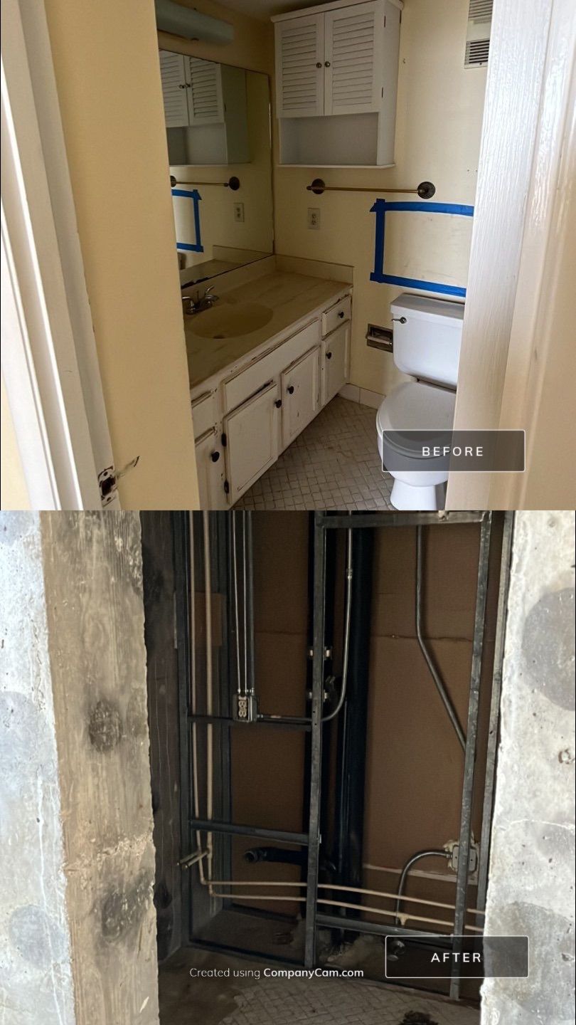Interior Friable Asbestos Abatement by EAS Environmental, LLC.