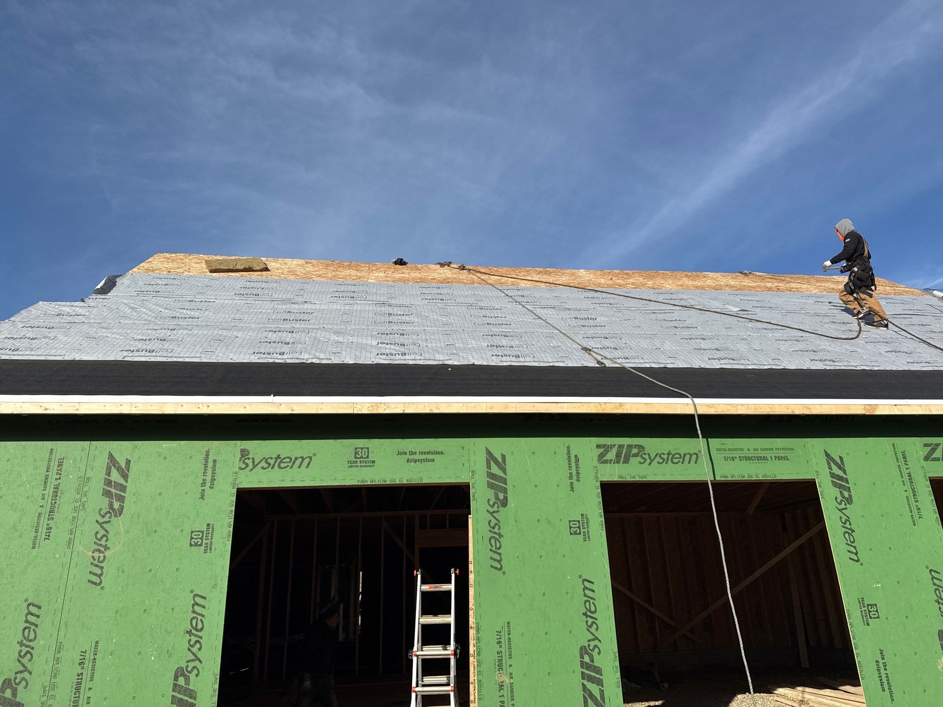Residential Roofing Installation using Timberline HDZ Shingles - Williamsburg Slate by RoofX 