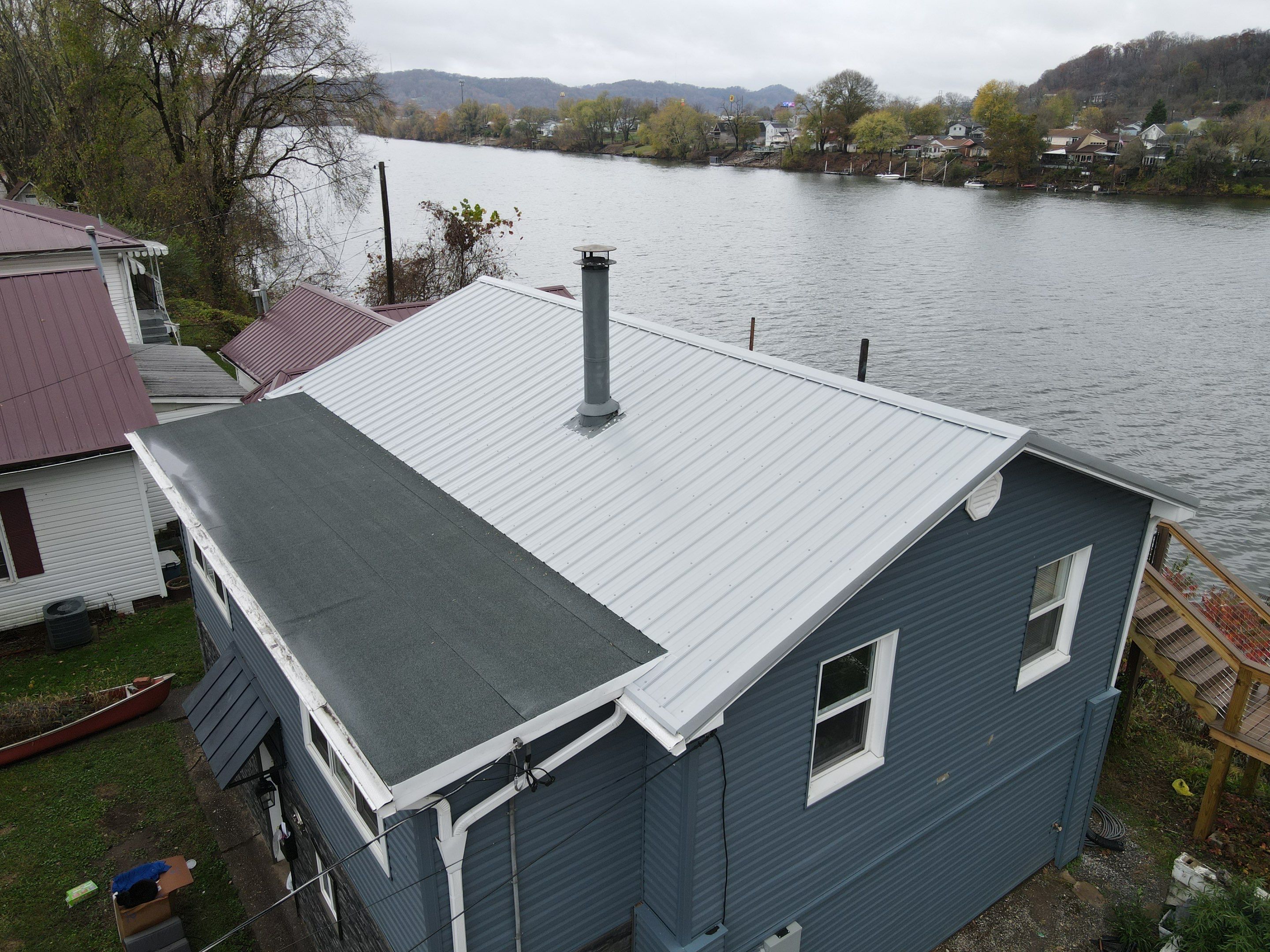Residential Roofing Installation using Metal by Rainstoppers Roofing