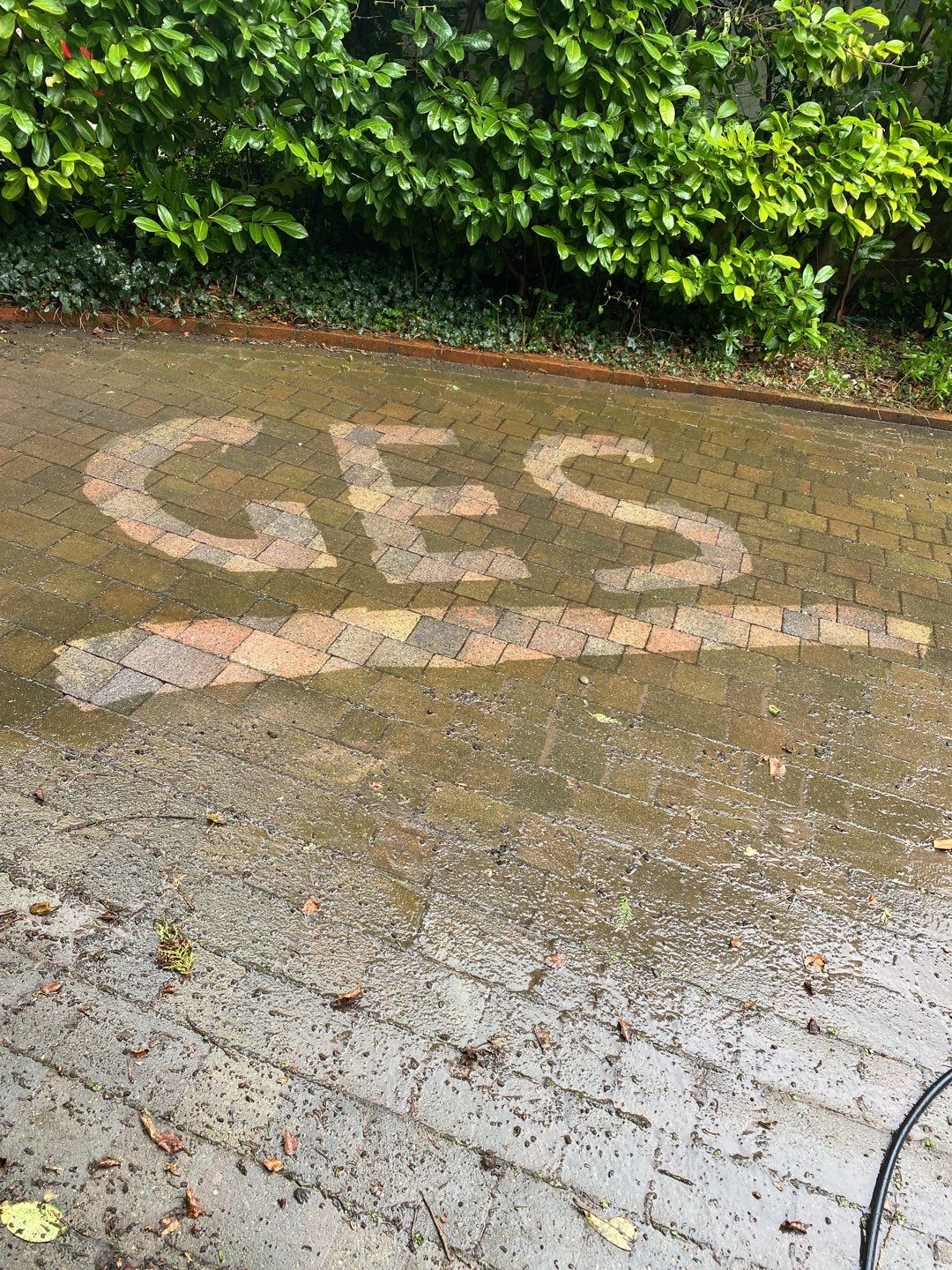 Driveway And Patio Clean using honda 21 ltr/min by Ges Exterior Cleaning ltd