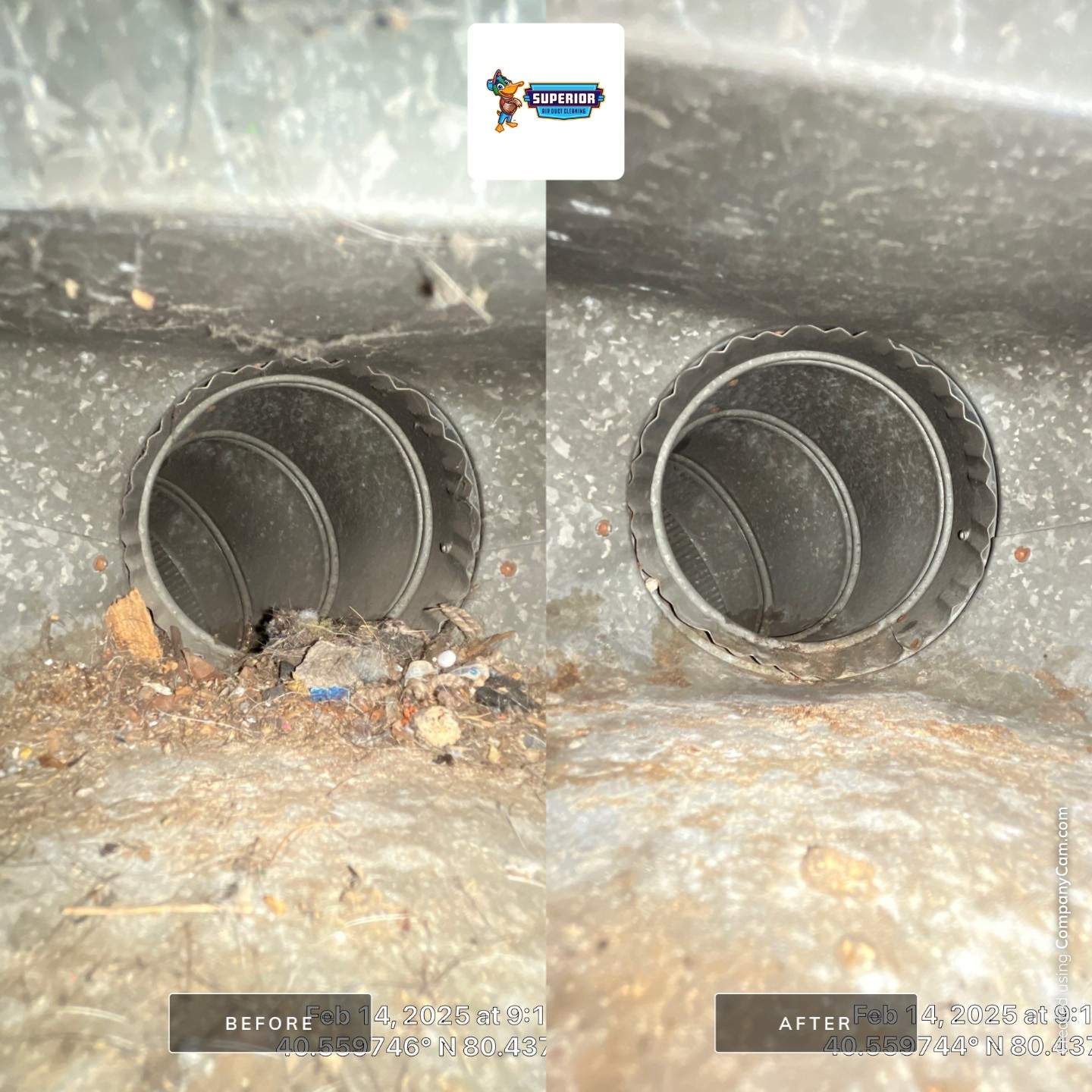 Air Duct Cleaning With a Vacuum Truck in Hookstown, PA by Superior Air Duct Cleaning
