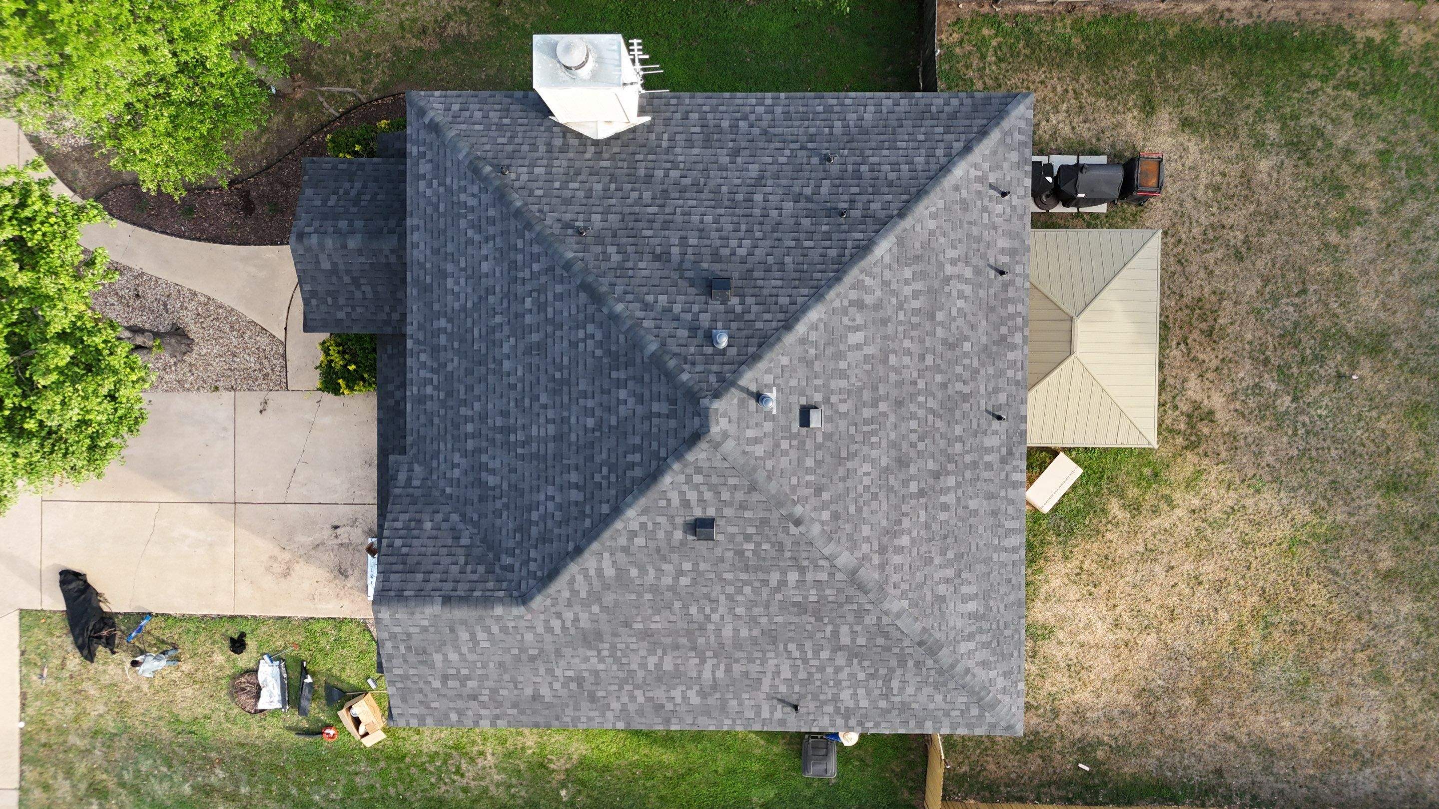 Granite Black Shingles by Perennial Roofing 