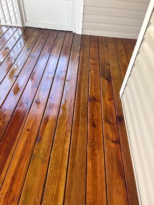 Deck using Wood Sealant