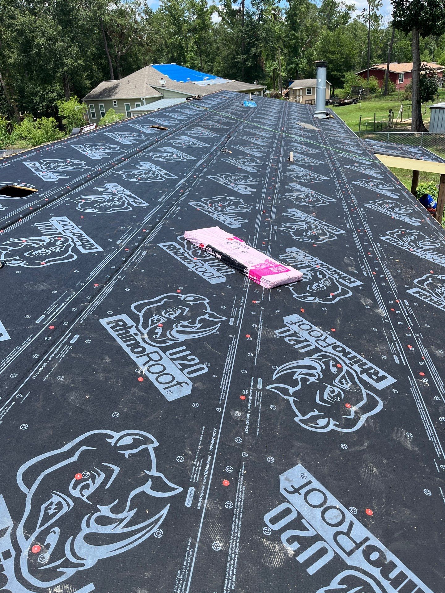 Residential Roofing Installation using Owen's Corning Duration (Lifetime) Shingles by Roof Repair Company