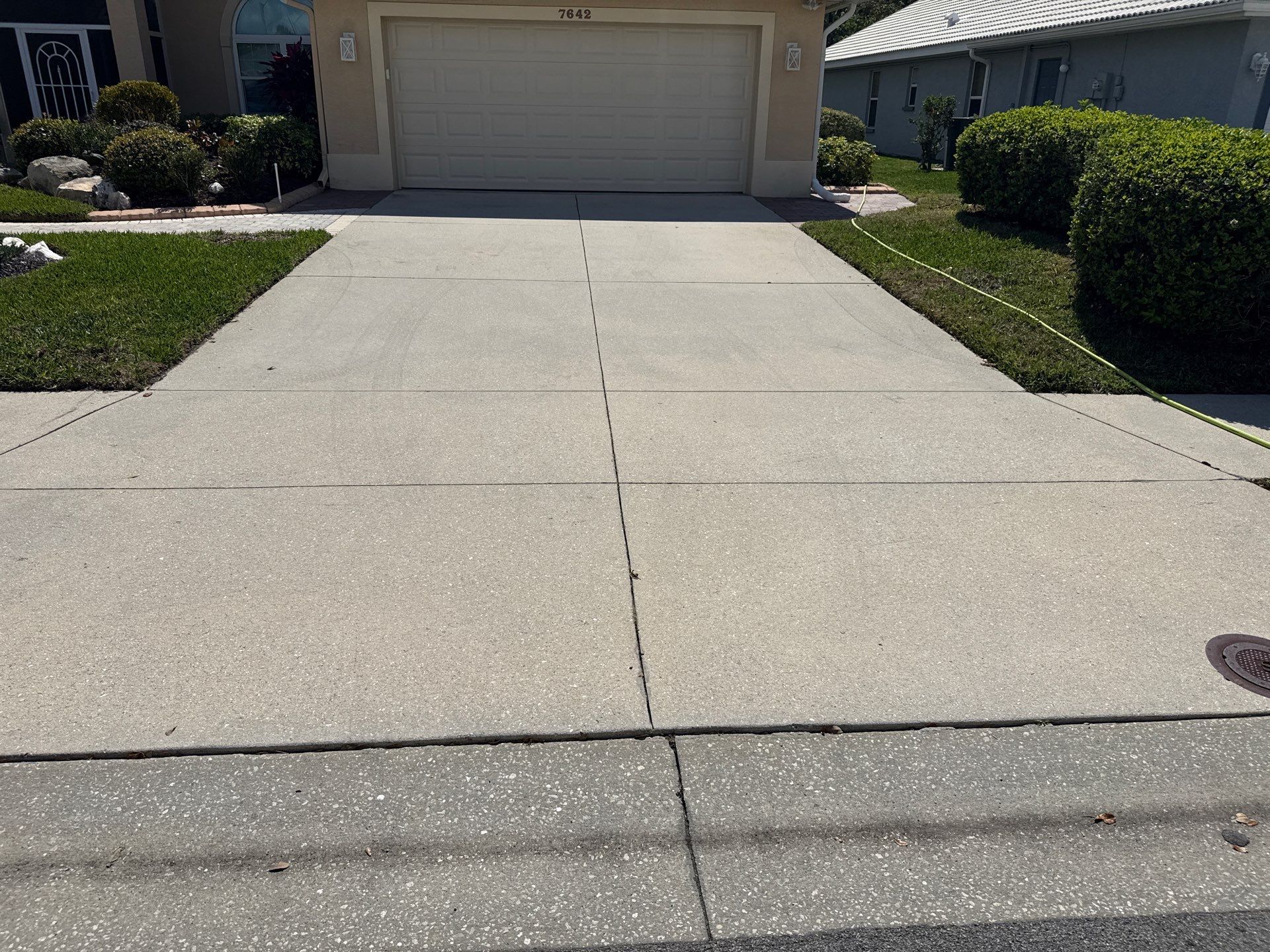 Painted Pool Deck, Pool Cage & Exterior Surface Cleaning in Creekwood – Bradenton, FL by Sunshine AquaWash