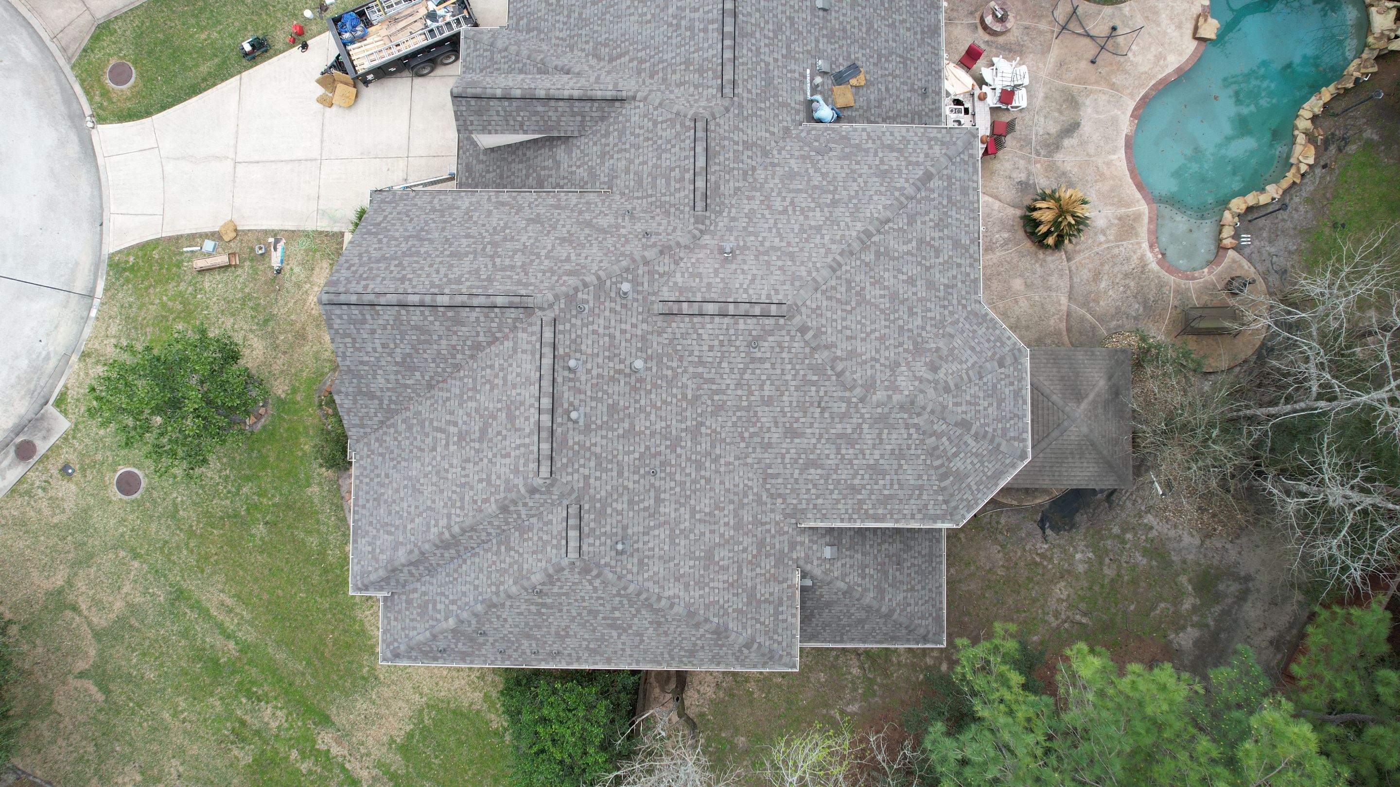 Two-Story Estate Roof Replacement — Spring, TX by PL Roofing & SB Roofing, LLC.