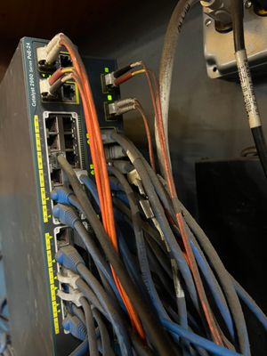 Structured cabling installation by CimaSolutions