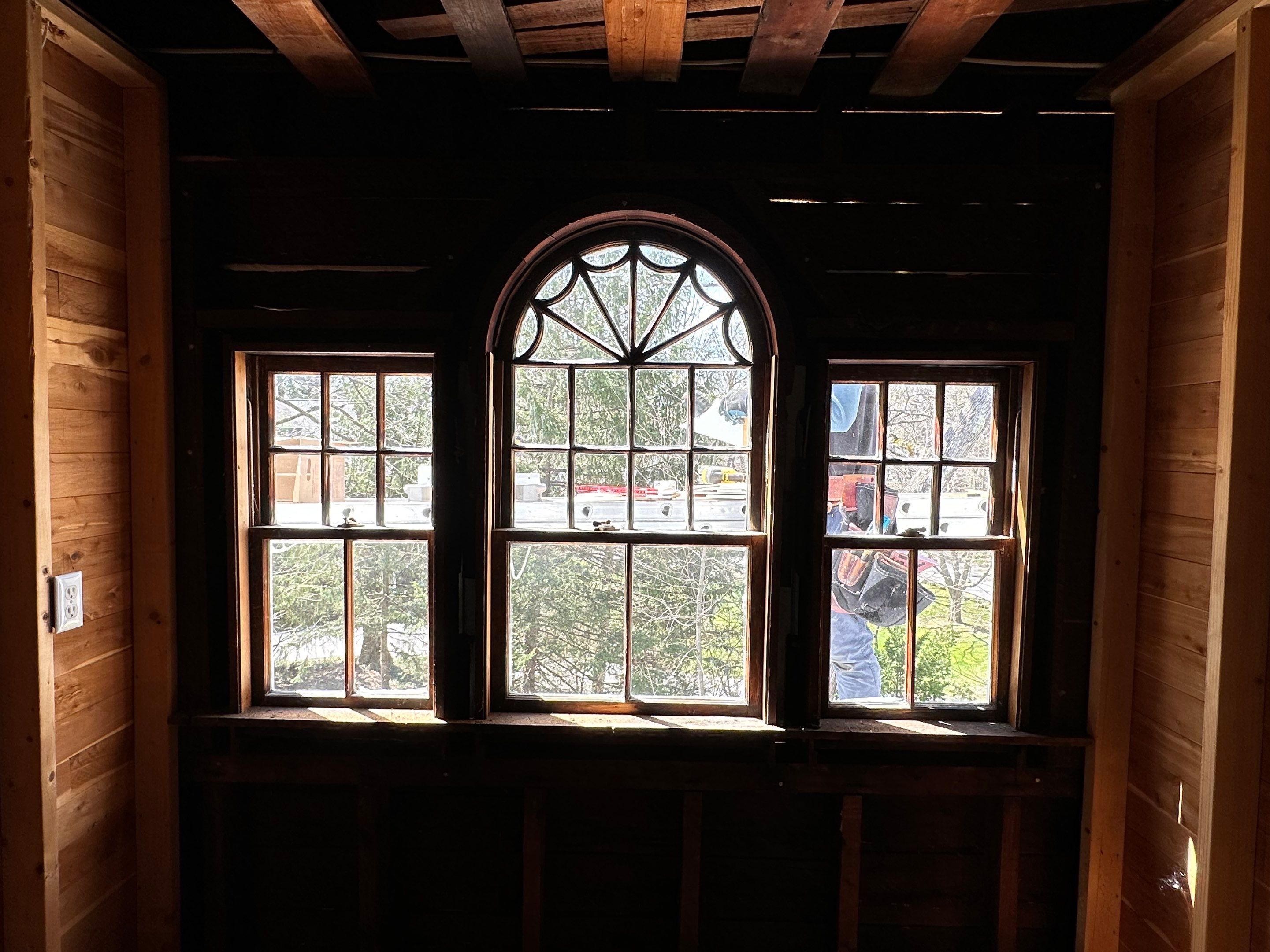 White cedar shingles and windows in Wayland, MA by UBrothers Construction