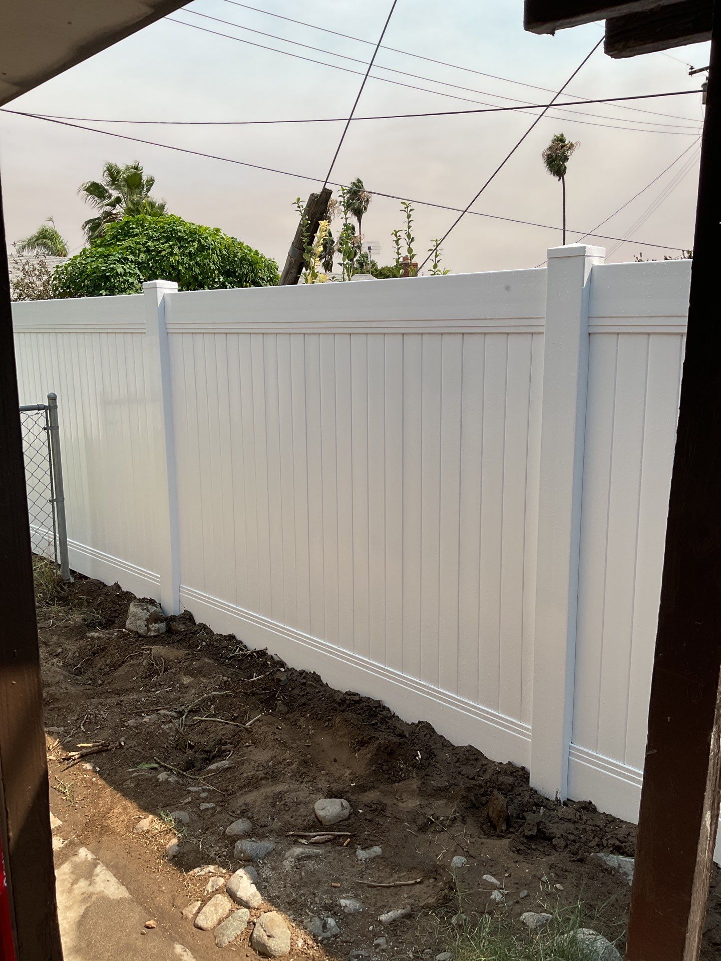 Fence Installation using Vinyl by Fence Guys Inc.