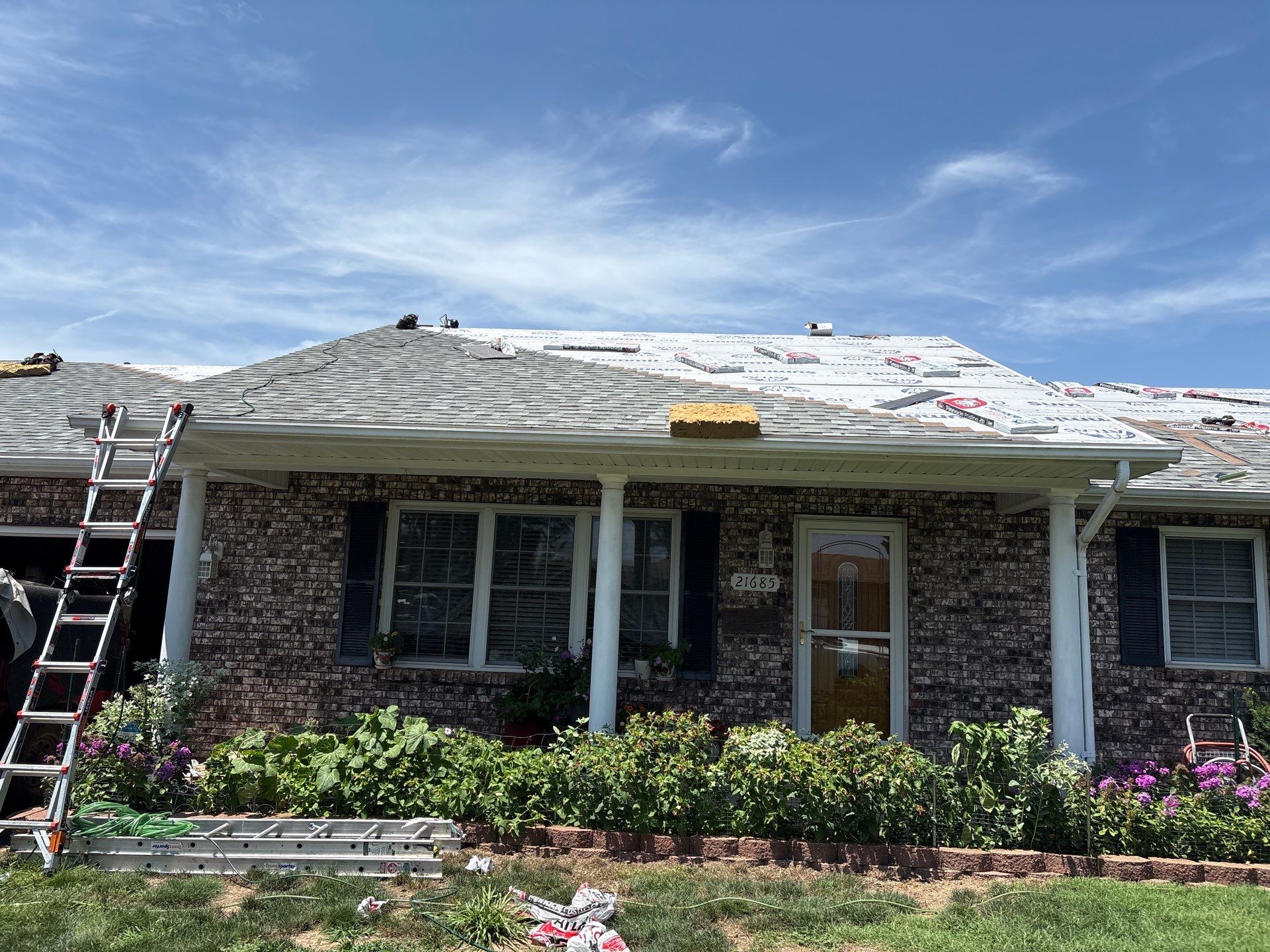 Residential Roof + Gutters & Downspouts Install  by Titan Commercial & Residential Roofing 