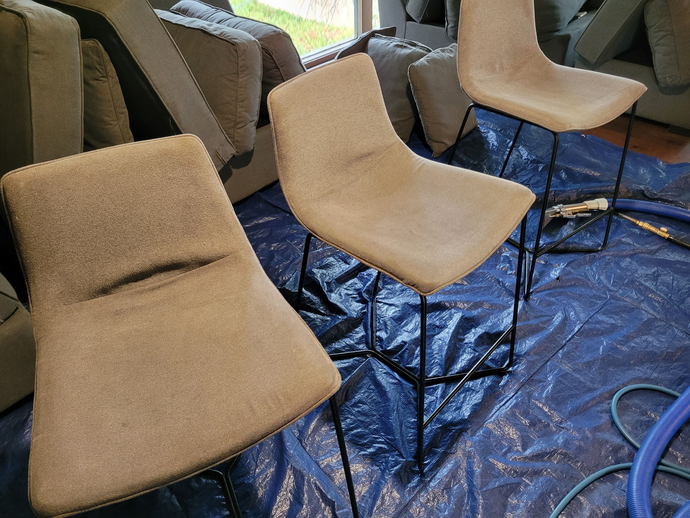 Cleaning of Sectional Sofa, Dining Chairs, Bar Stools by Ardent Carpet Restore LLC