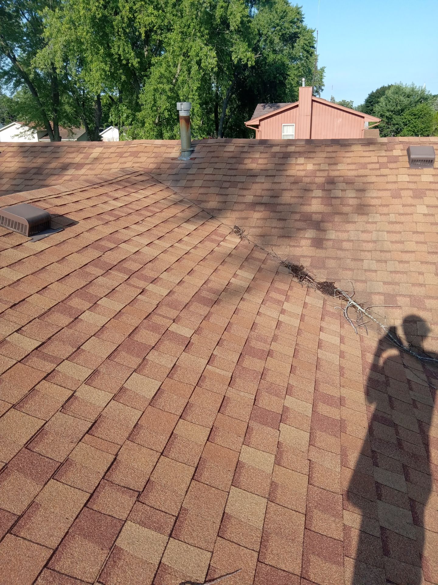 Asphalt Roof Replacement by Custom Installations