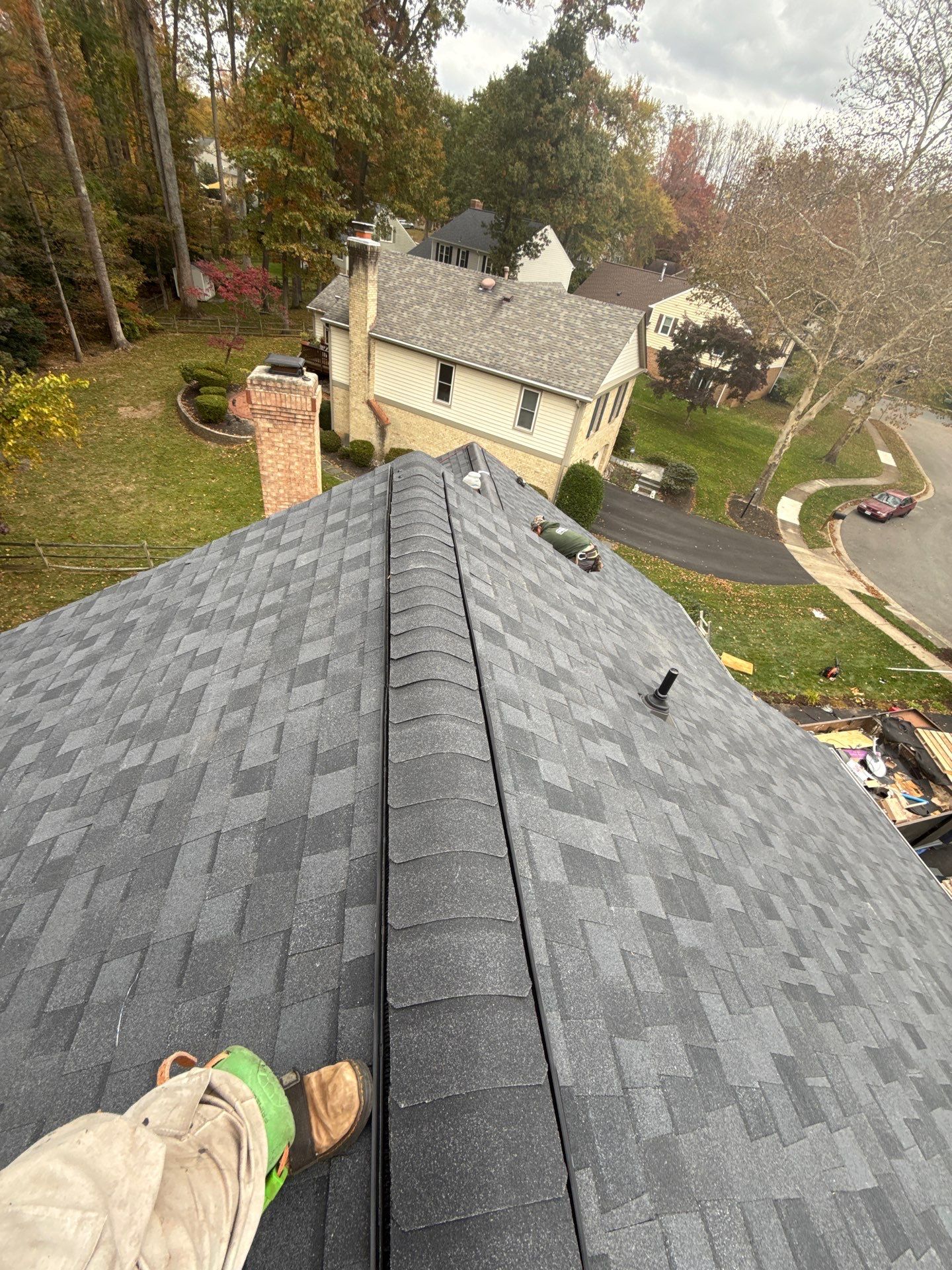 Alexandria :Residential Roof Replacement with CertainTeed Landmark Pro in Max Def Moire Black  by RM Banning, Inc.