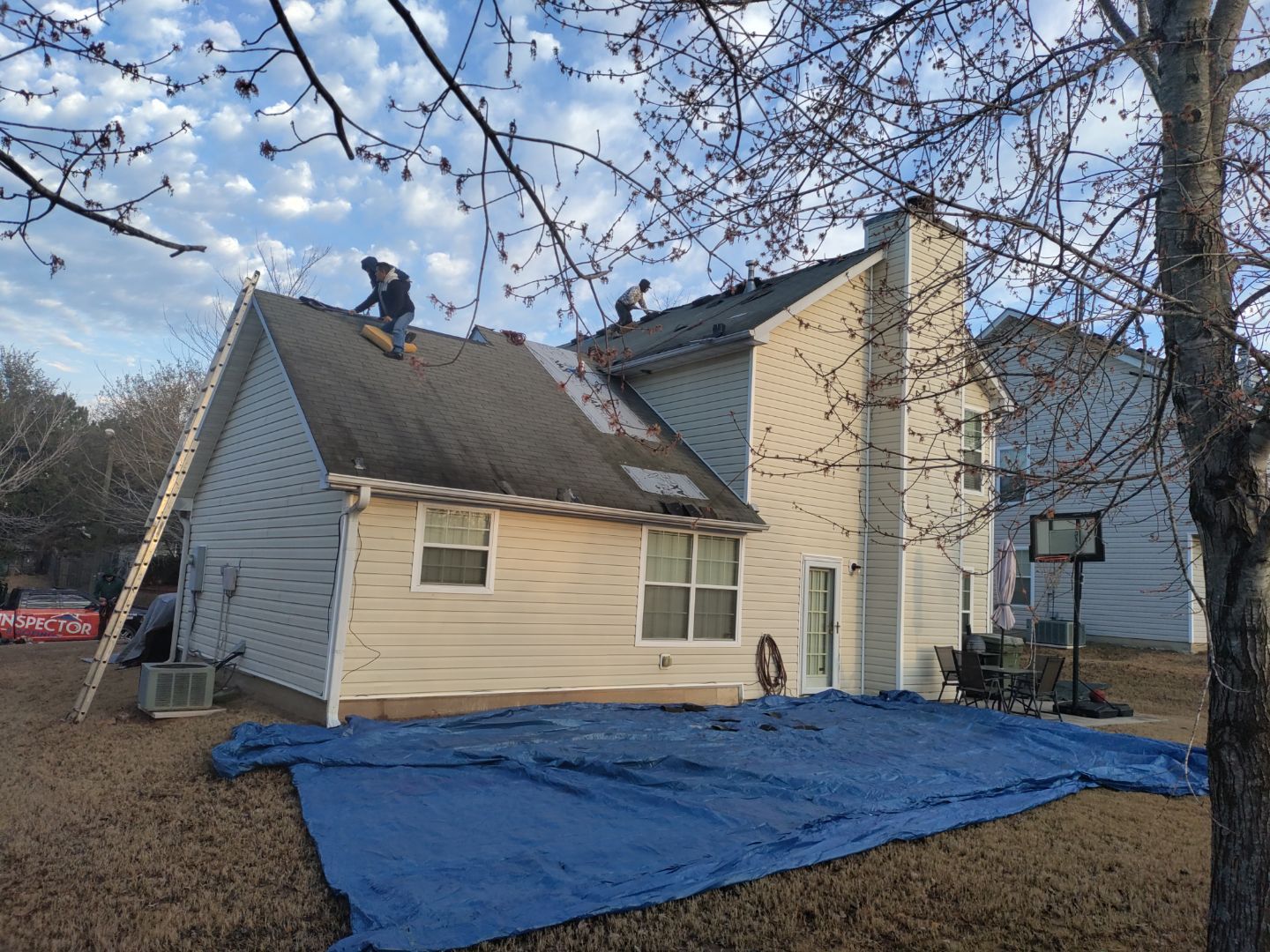 Residential Roofing Installation using Owens Corning by Inspector Roofing and Restoration