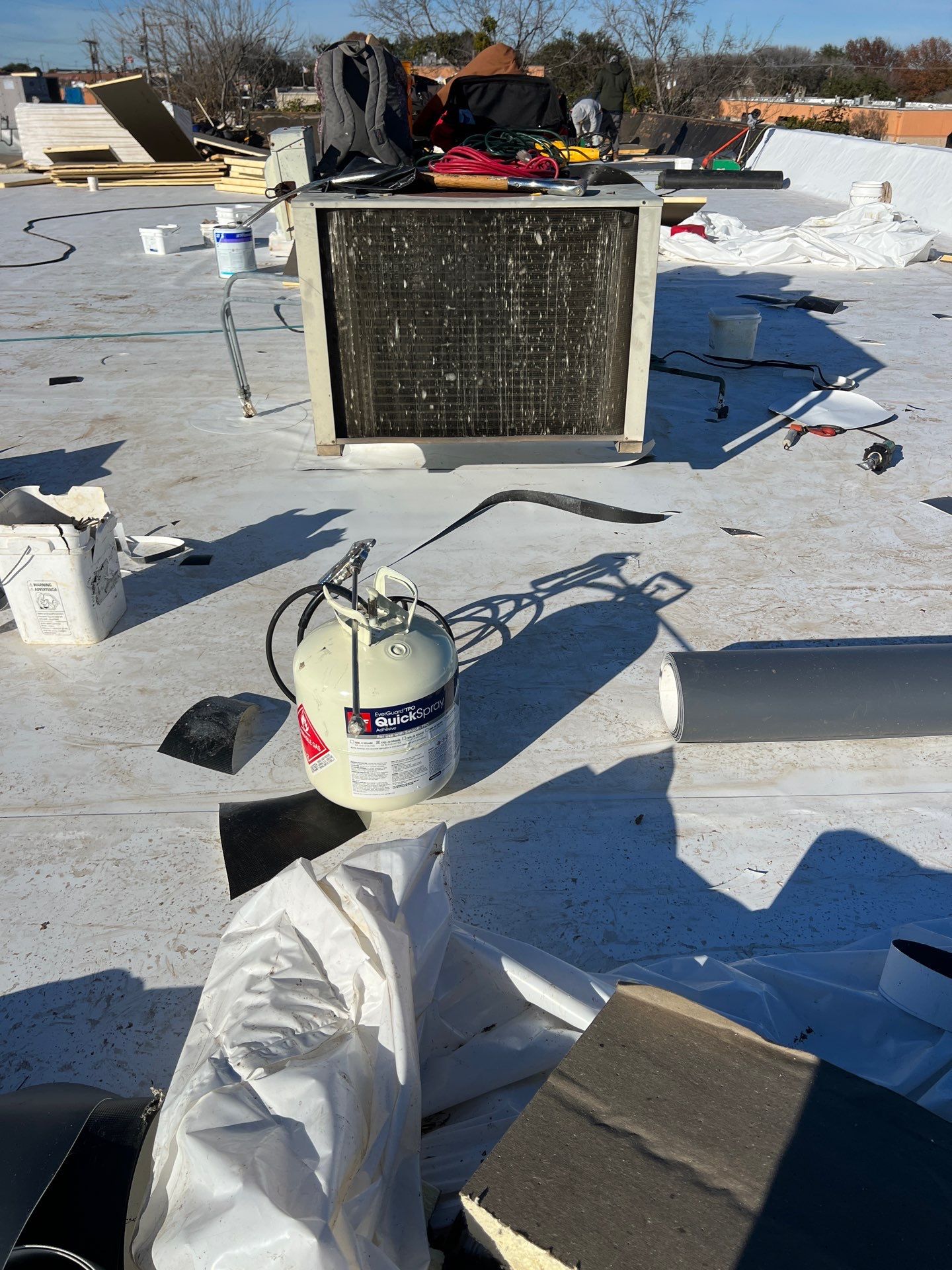 Commercial Roofing Installation using GAF Evergaurd TPO 60 Mil by Becker Roofing and Exteriors