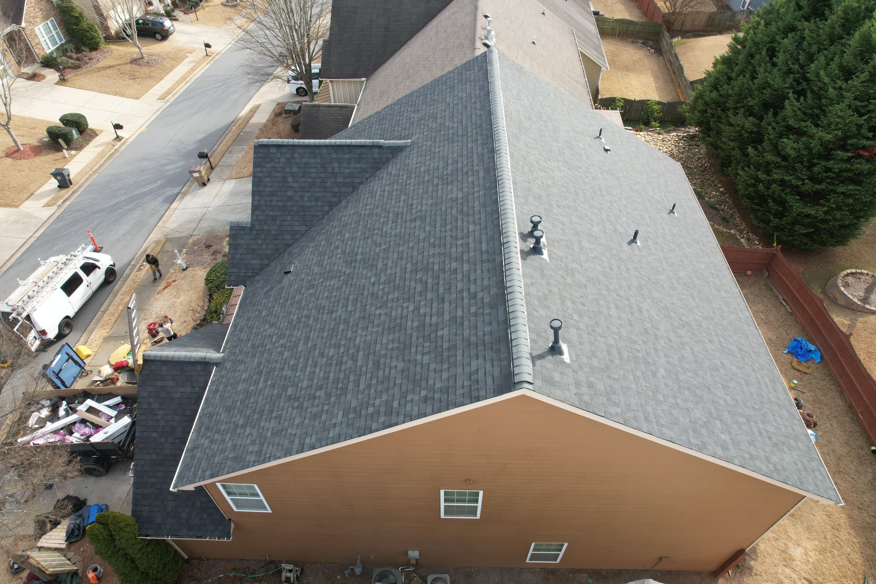Residential Roofing Installation using Owens Corning by Inspector Roofing and Restoration